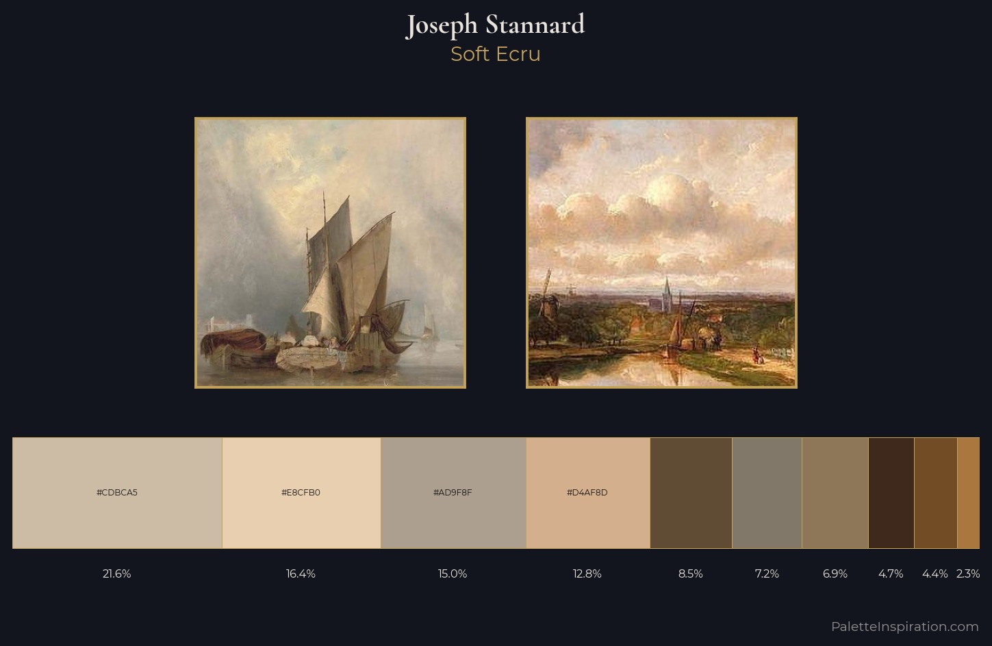 Joseph Stannard Palette 3 — Soft Ecru