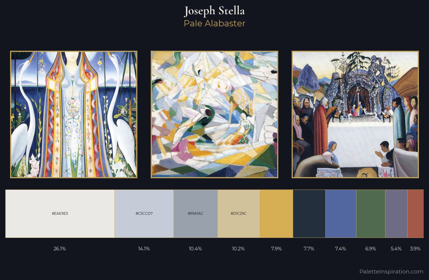 Joseph Stella Palette 2 — Pale Alabaster