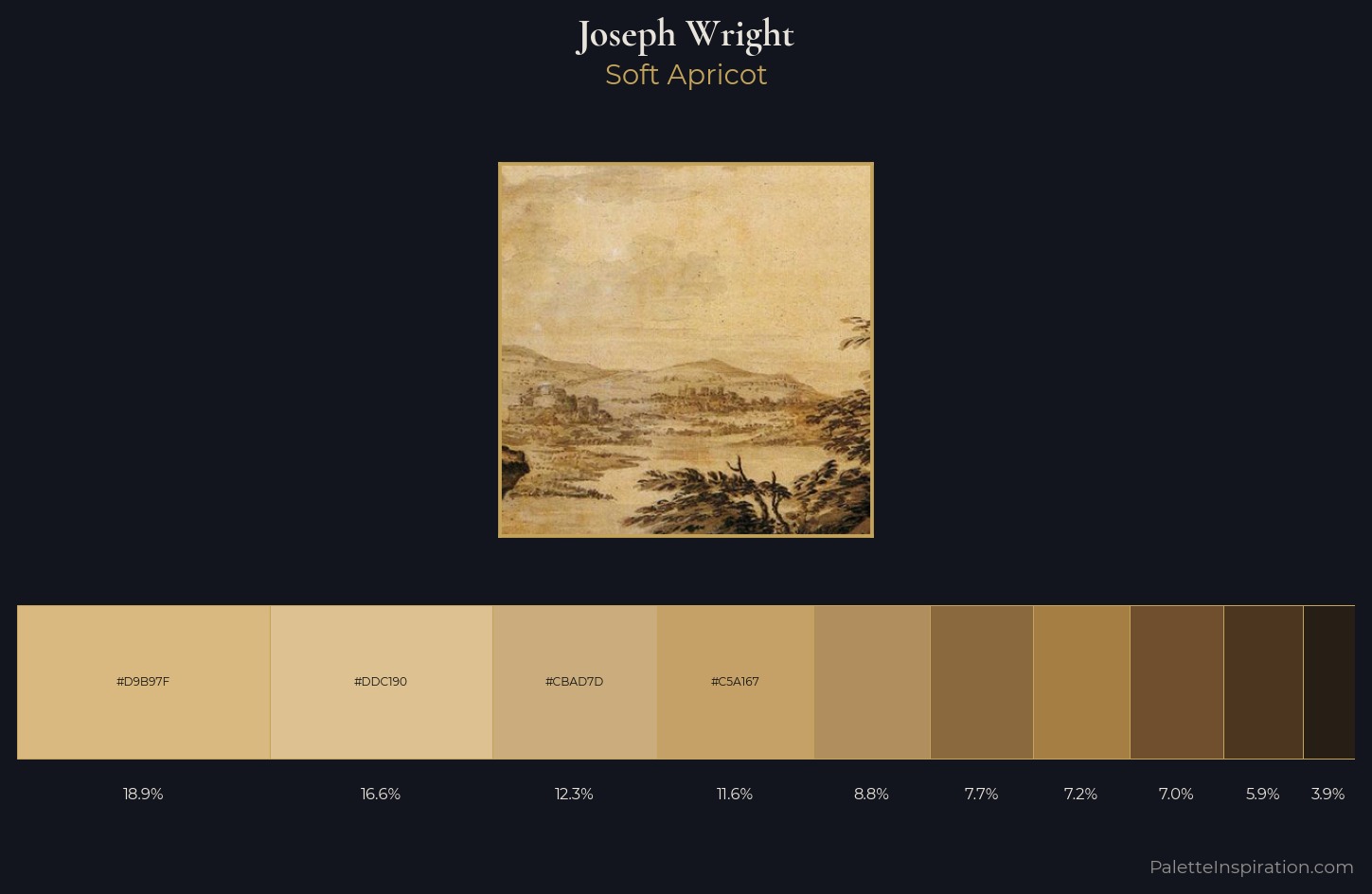 Joseph Wright Palette 1 — Soft Apricot