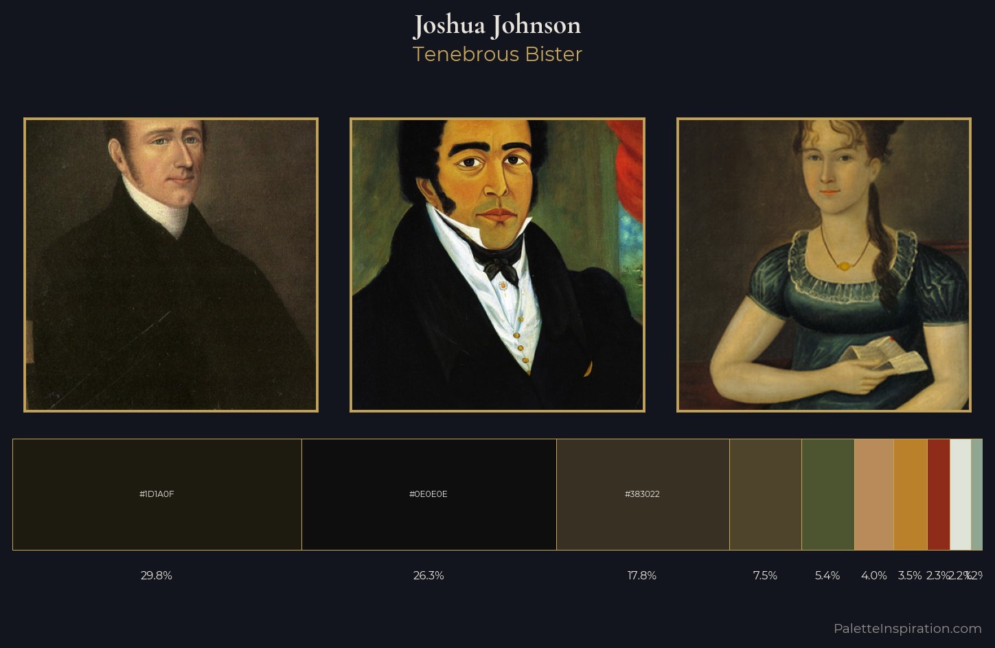 Joshua Johnson Palette 3 — Tenebrous Bister