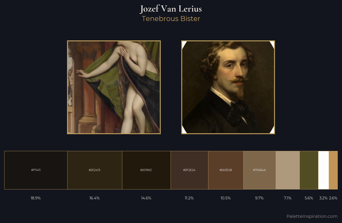 Jozef Van Lerius Palette 2 — Tenebrous Bister