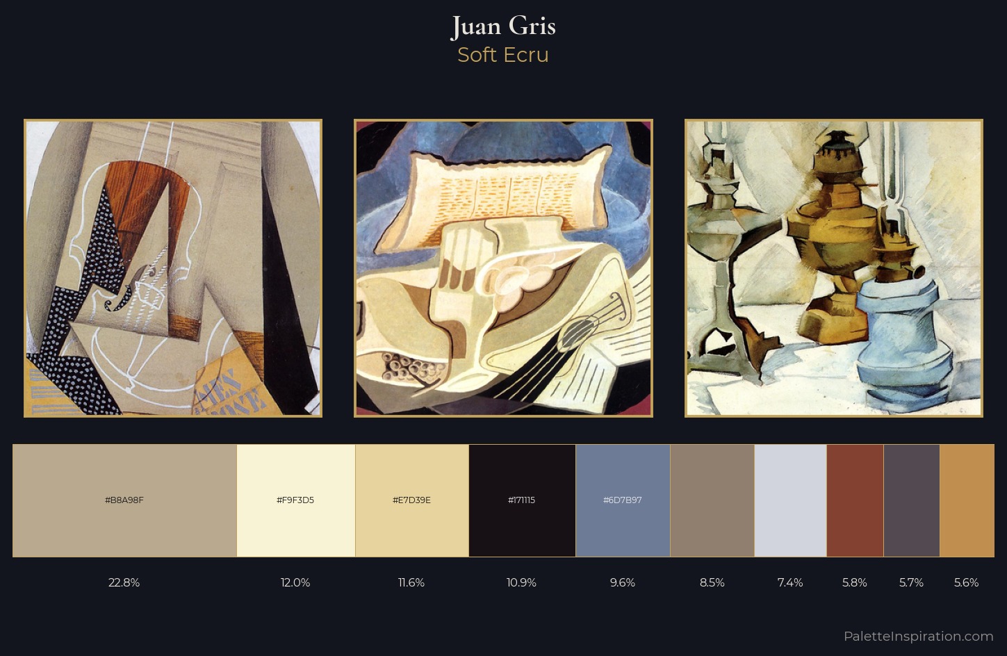Juan Gris Palette 1 — Soft Ecru