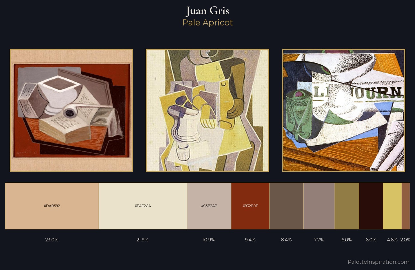 Juan Gris Palette 4 — Pale Apricot