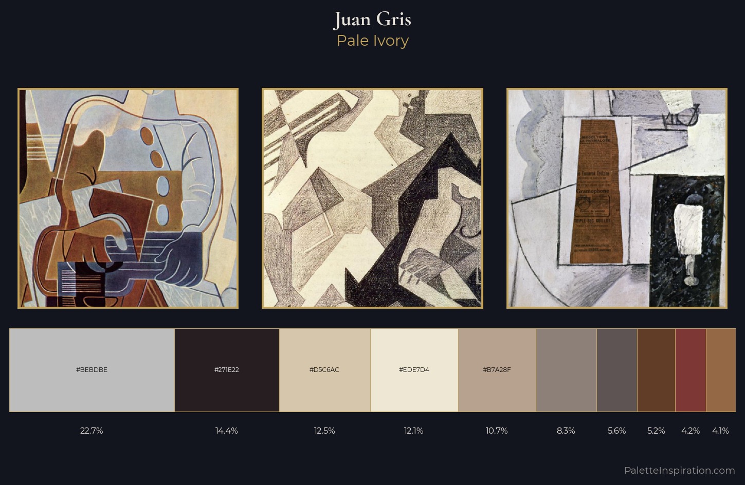 Juan Gris Palette 5 — Pale Ivory