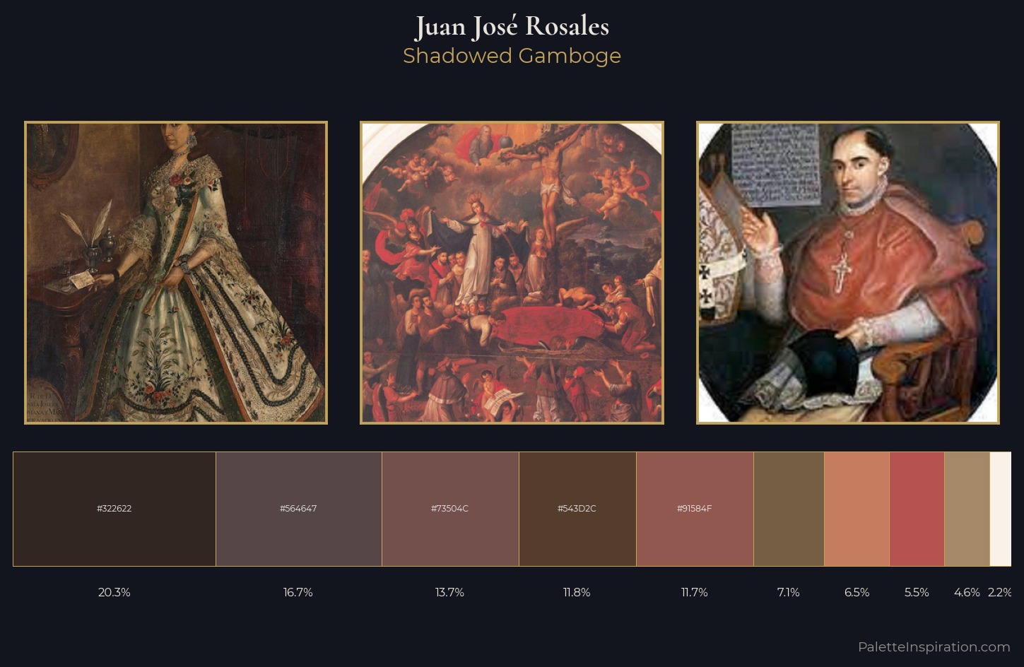 Juan José Rosales Palette 3 — Shadowed Gamboge