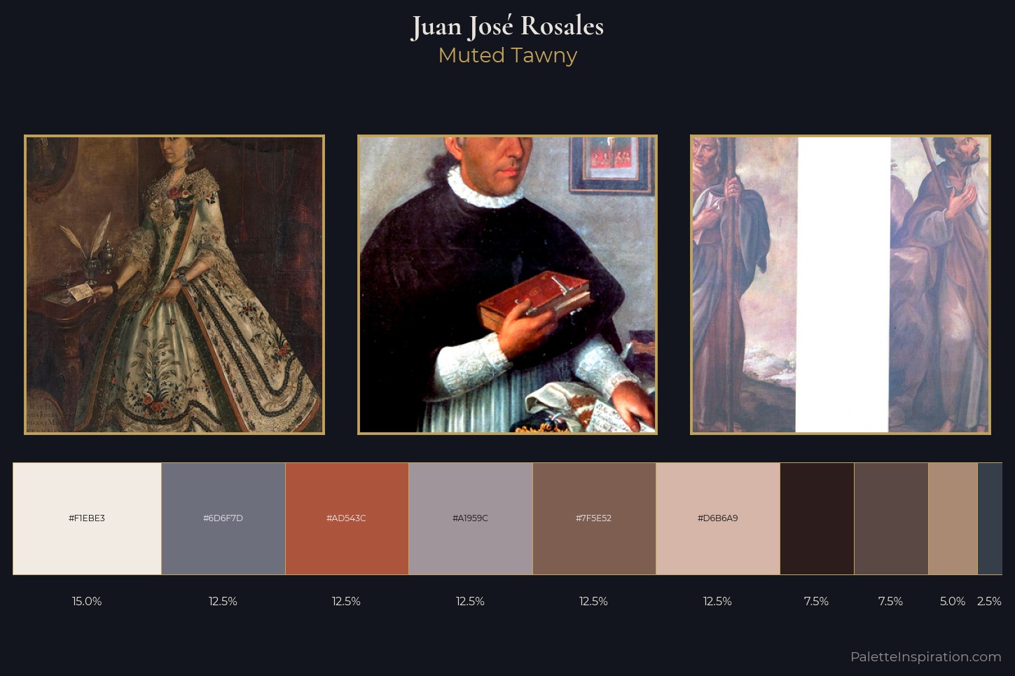 Juan José Rosales Master Palette — Muted Tawny