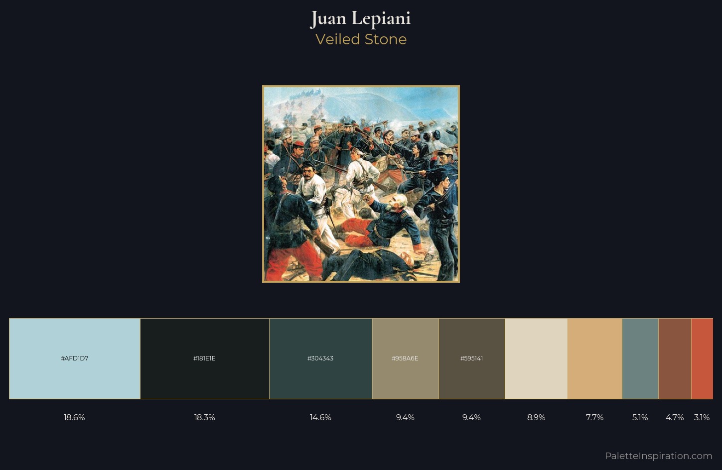 Juan Lepiani Palette 2 — Veiled Stone
