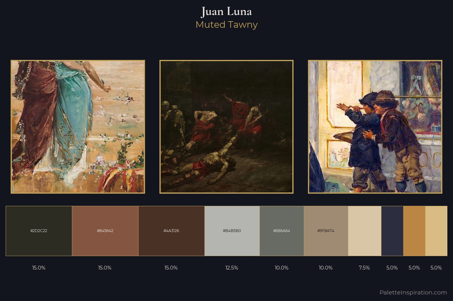 Juan Luna Master Palette