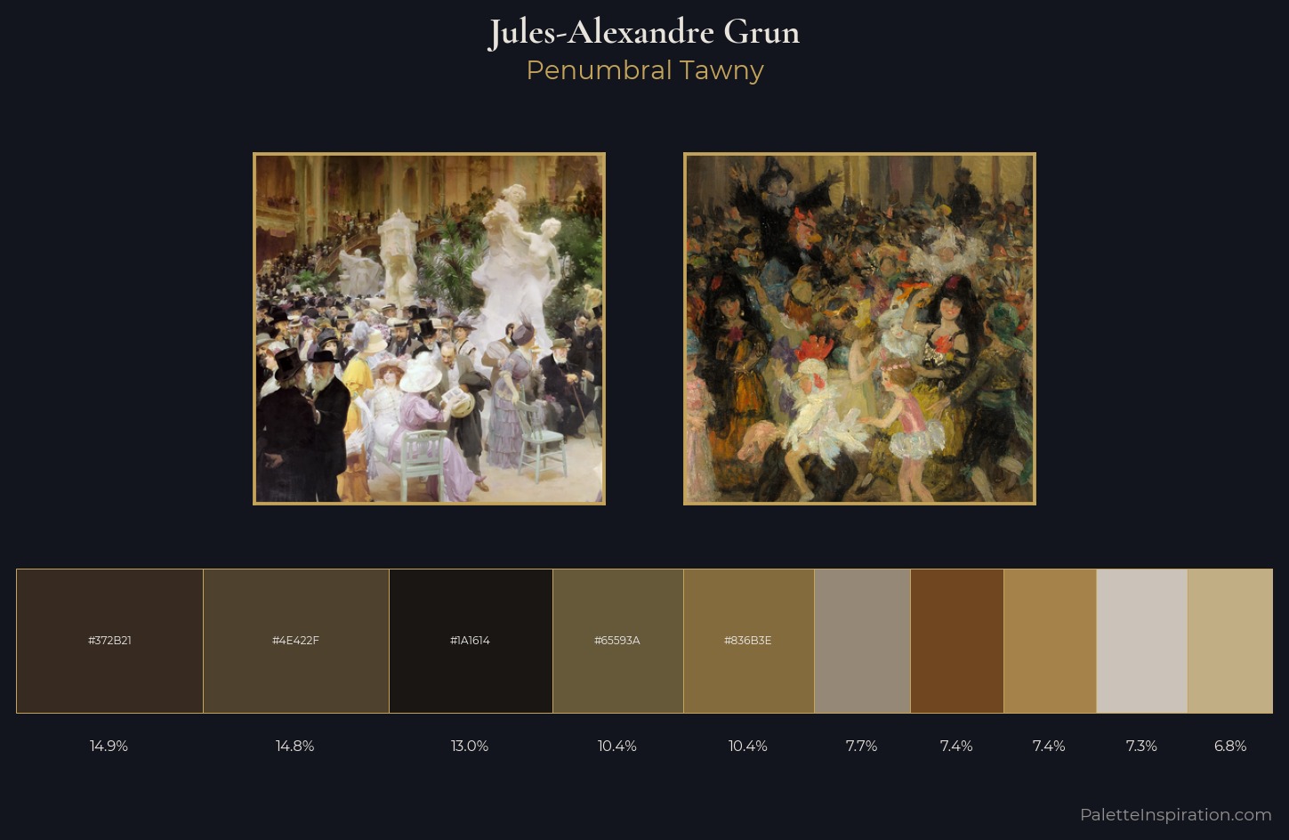 Jules-Alexandre Grun Palette 3 — Penumbral Tawny