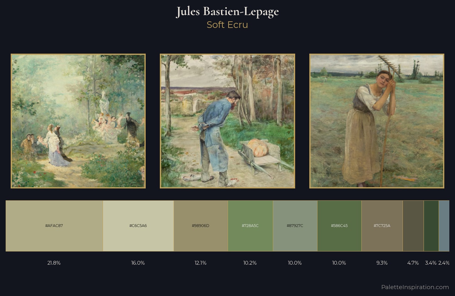Jules Bastien-Lepage Palette 2 — Soft Ecru