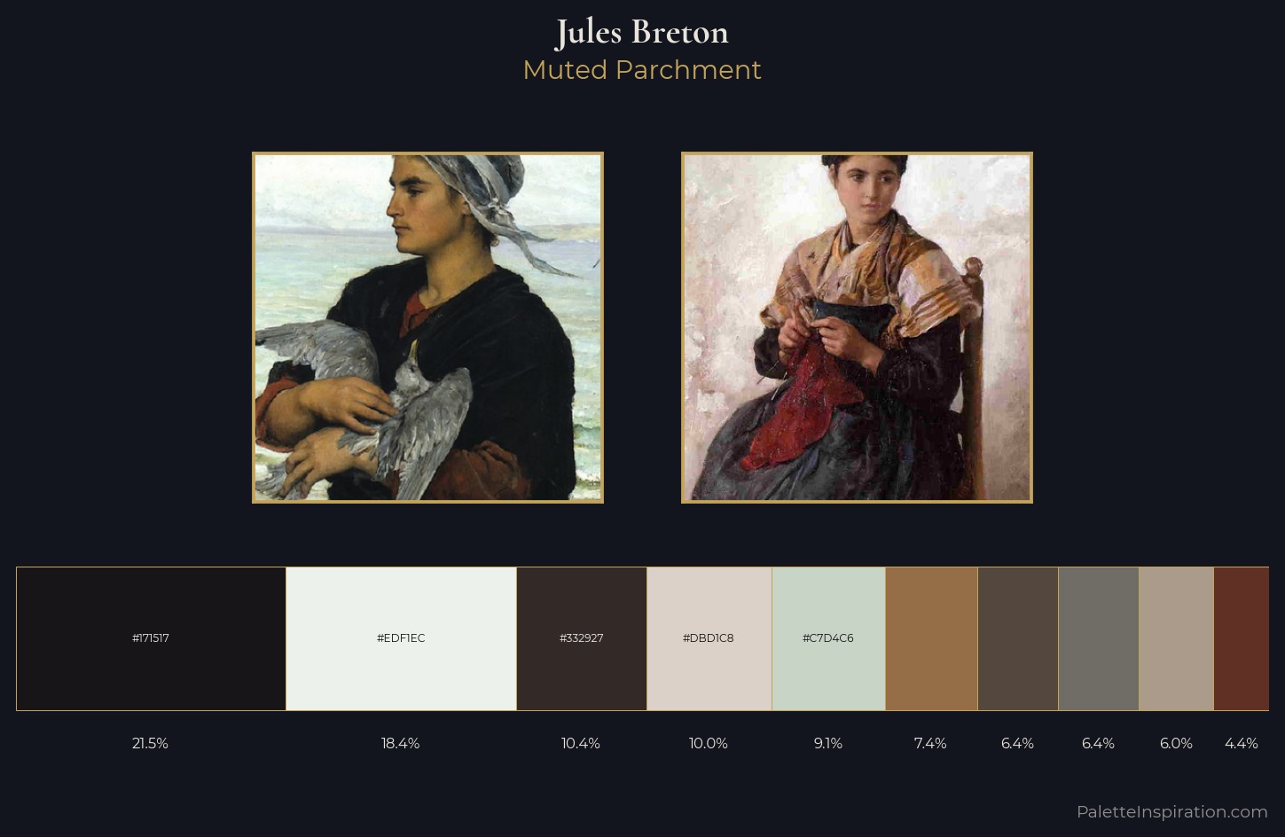 Jules Breton Palette 2 — Muted Parchment