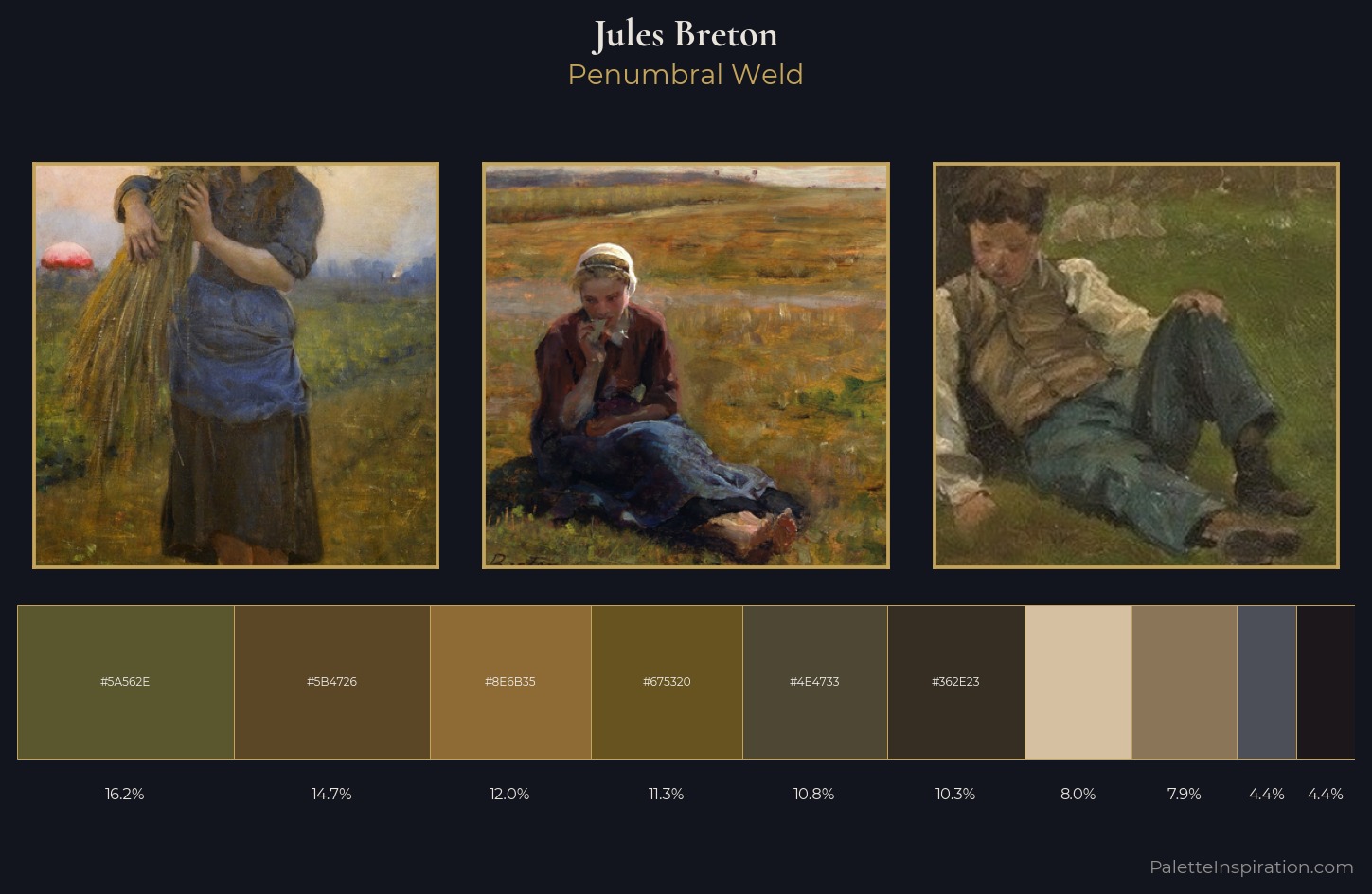 Jules Breton Palette 13 — Penumbral Weld