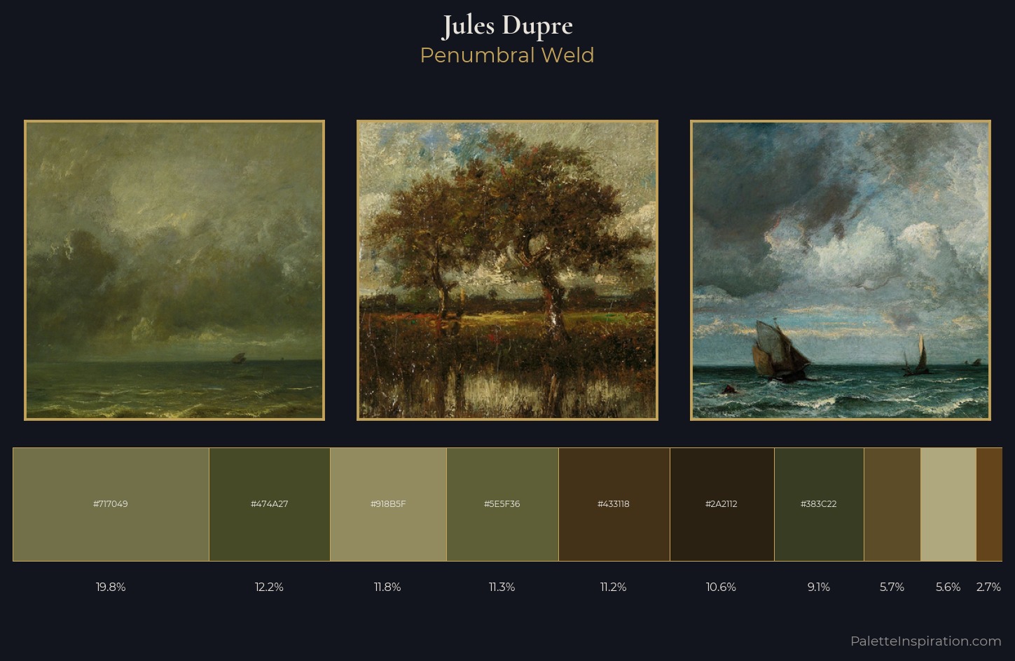 Jules Dupre Palette 7 — Penumbral Weld