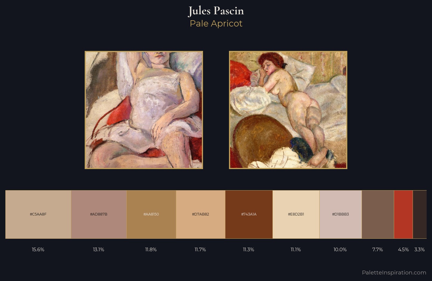 Jules Pascin Palette 3 — Pale Apricot