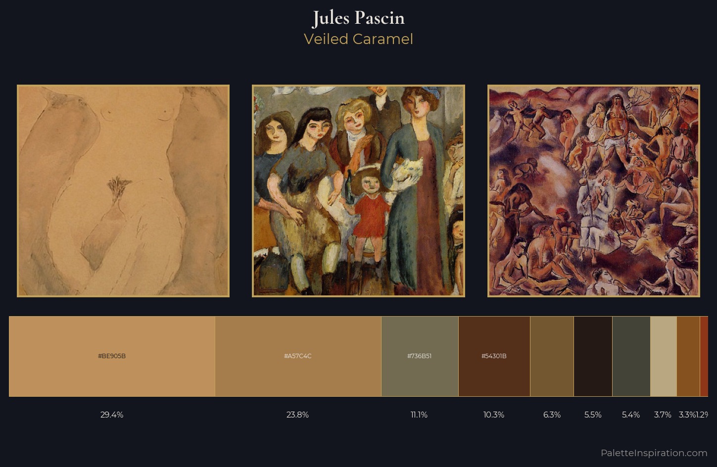 Jules Pascin Palette 5 — Veiled Caramel