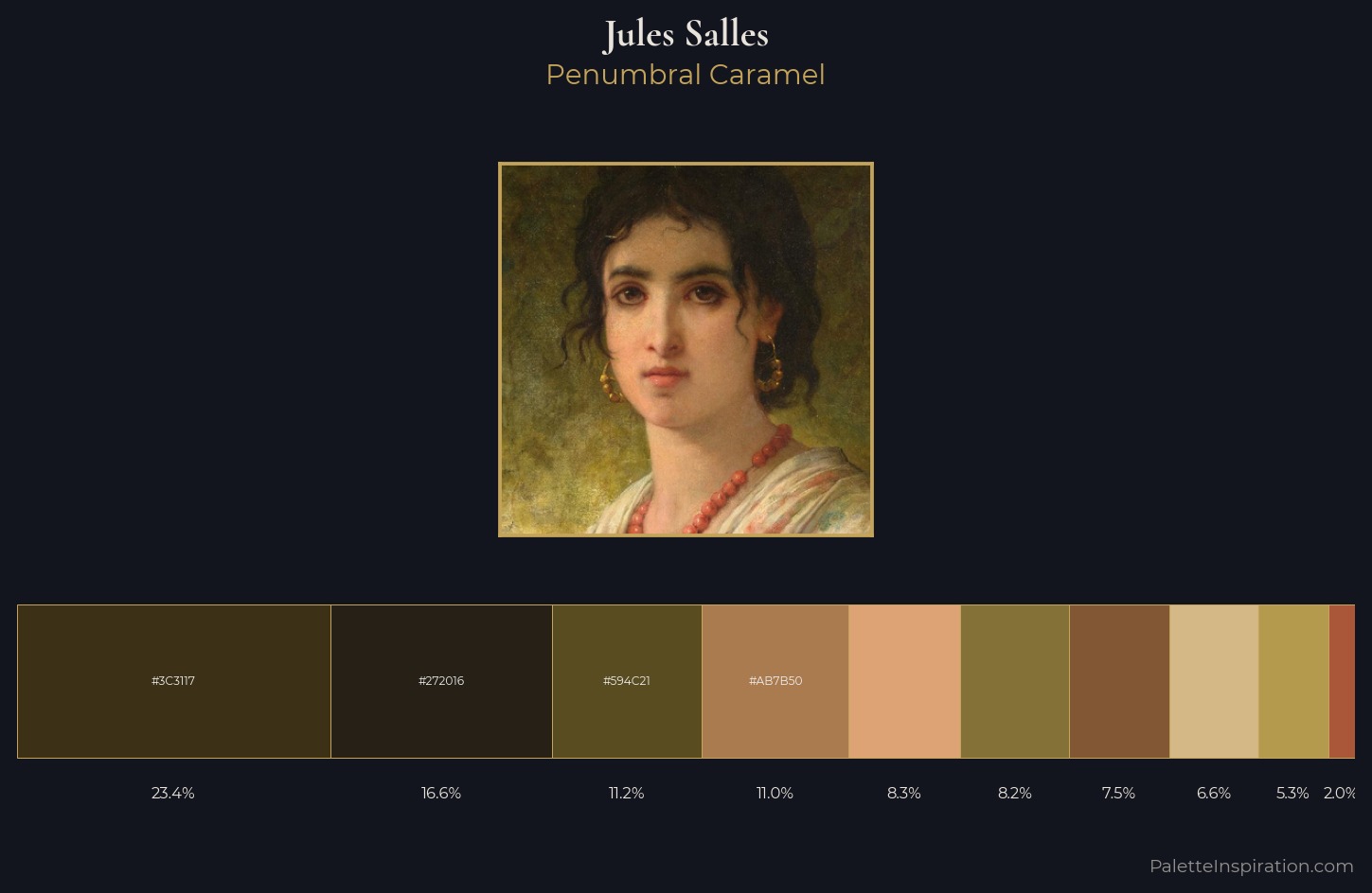 Jules Salles Palette 2 — Penumbral Caramel