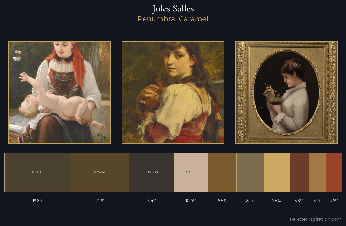 Jules Salles Palette 3 — Penumbral Caramel