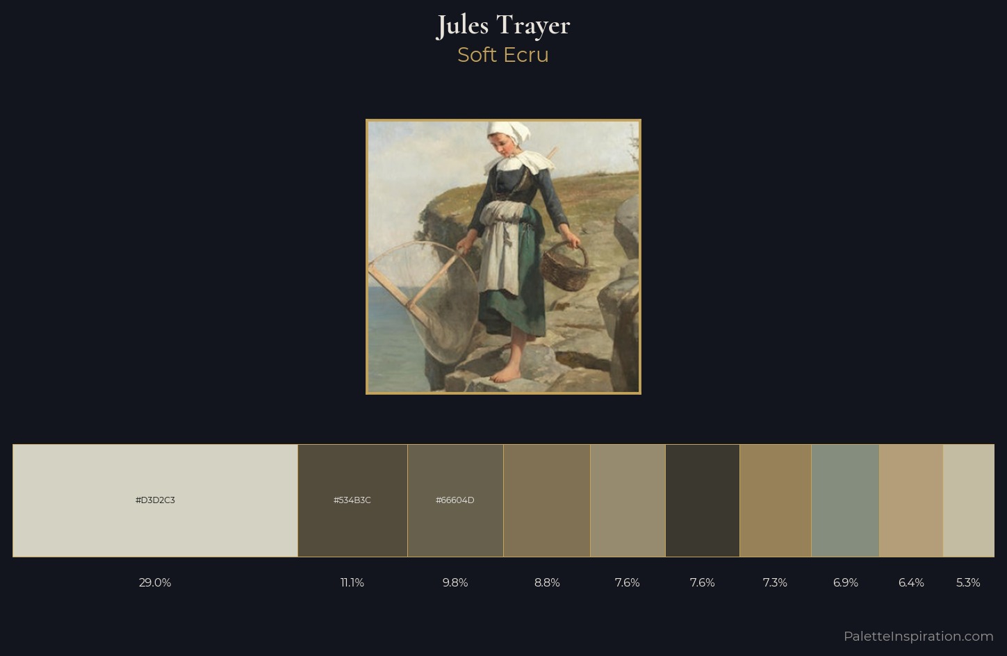 Jules Trayer Palette 1 — Soft Ecru