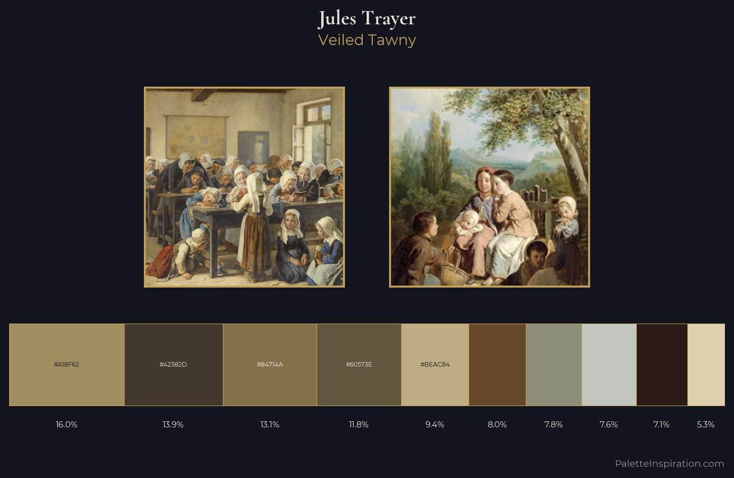 Jules Trayer Palette 2 — Veiled Tawny