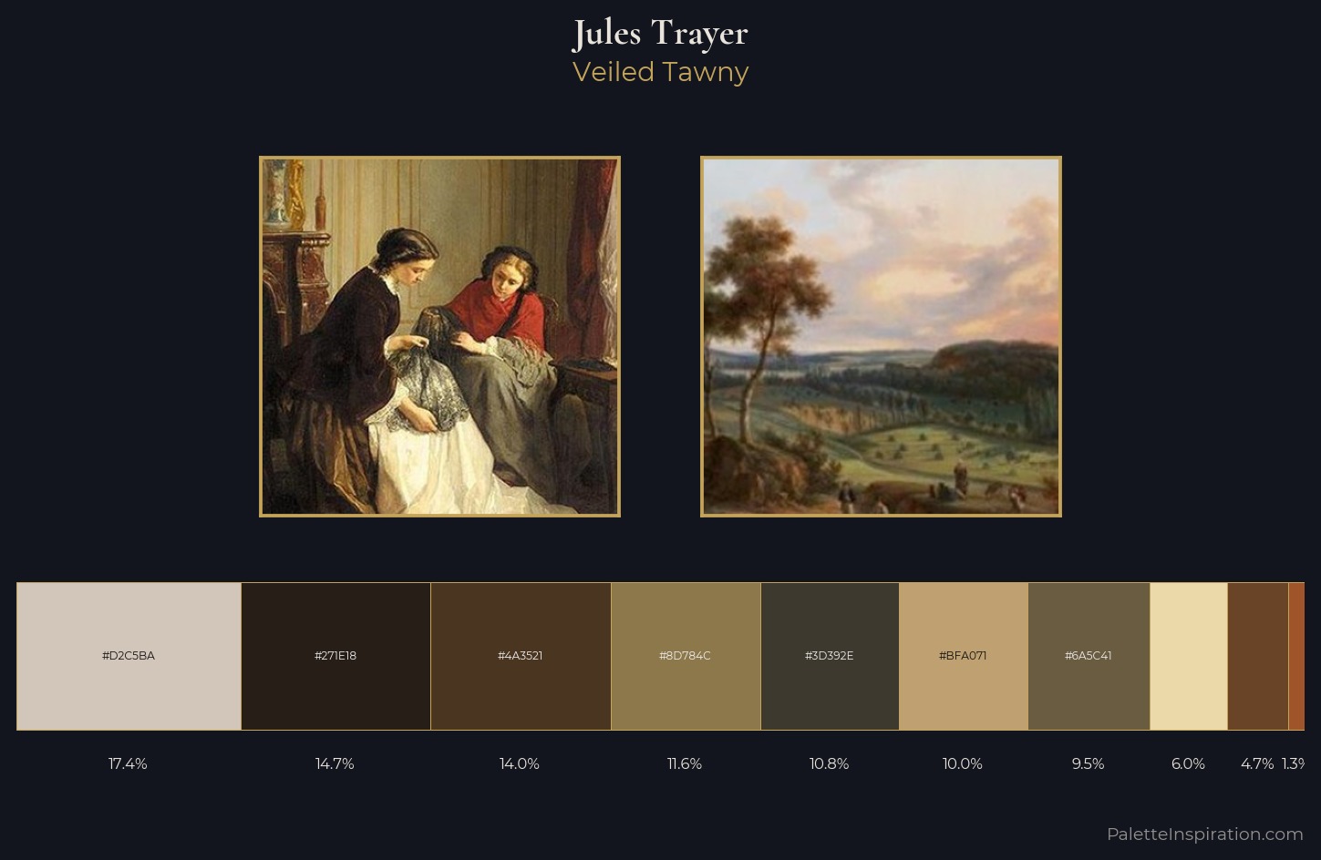 Jules Trayer Palette 5 — Veiled Tawny