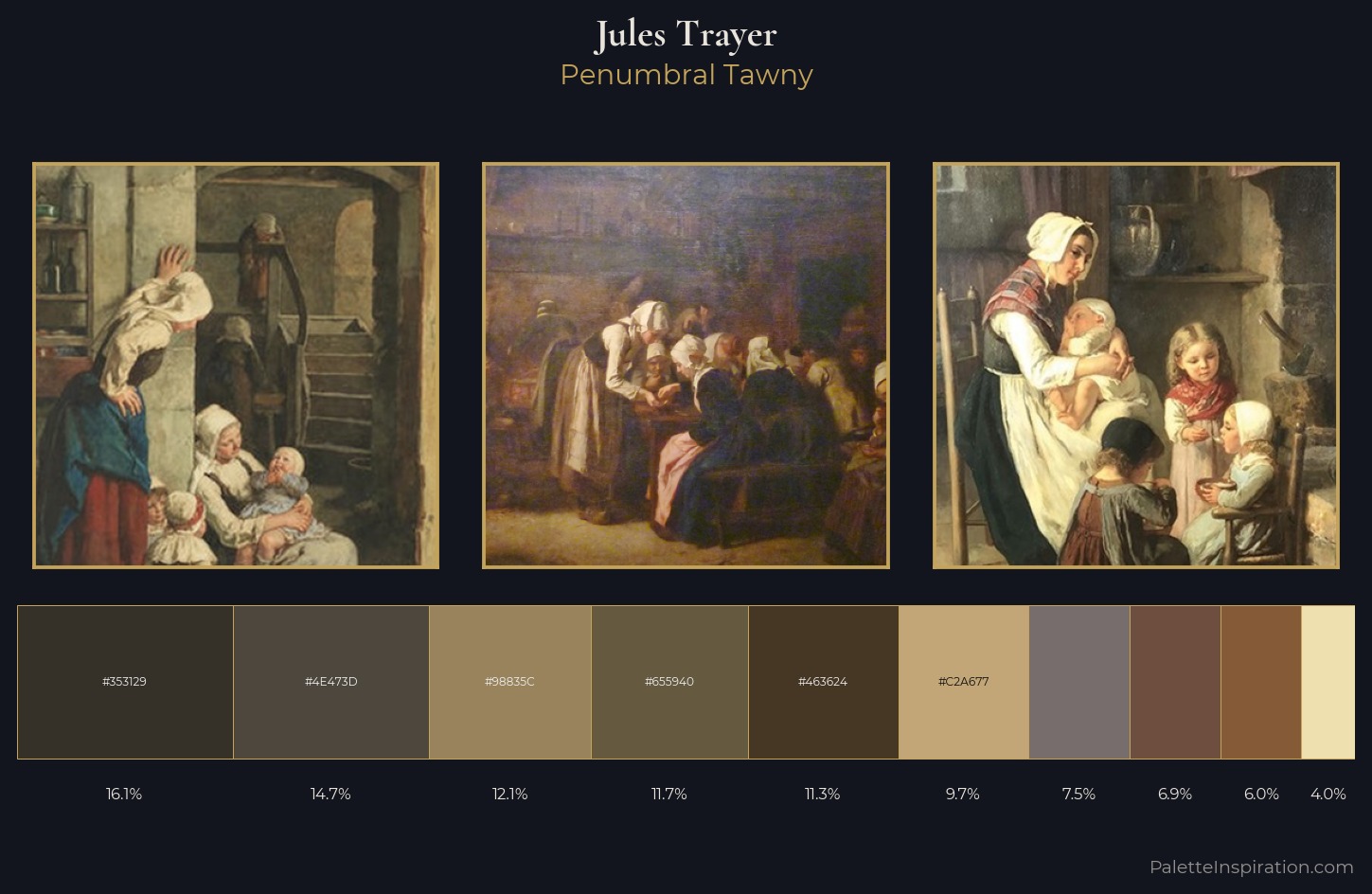 Jules Trayer Palette 6 — Penumbral Tawny