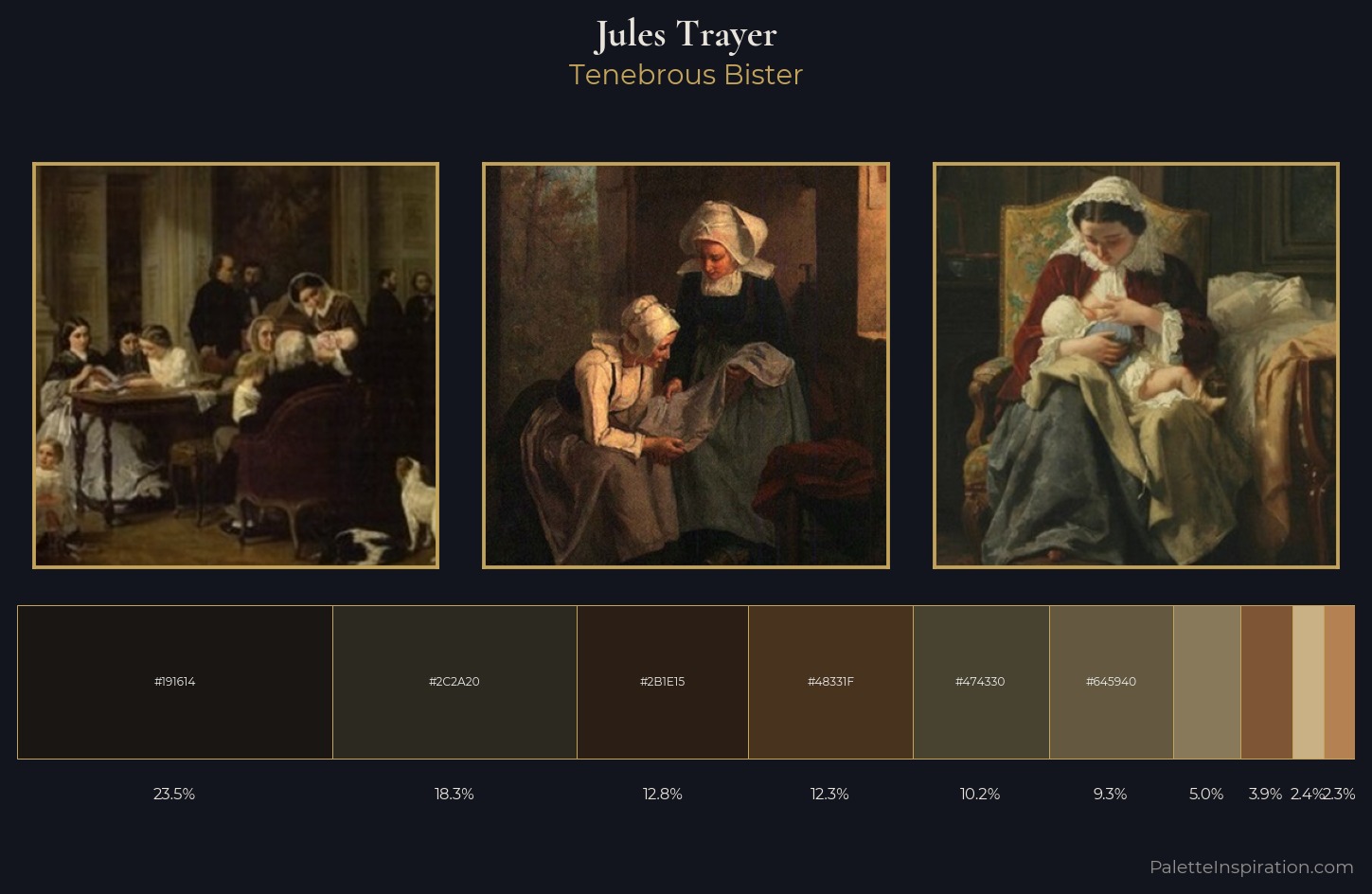 Jules Trayer Palette 7 — Tenebrous Bister