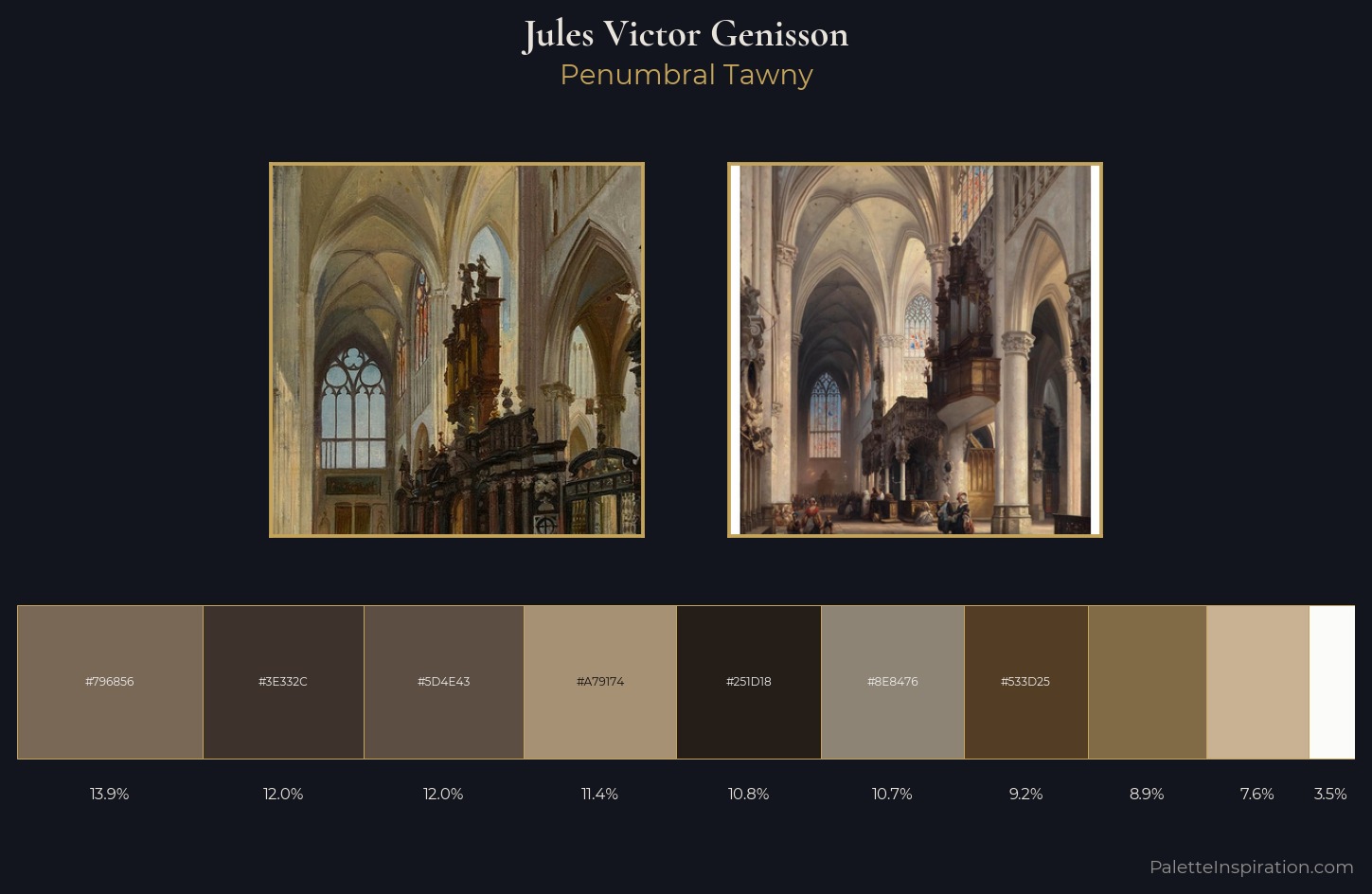 Jules Victor Genisson Palette 2 — Penumbral Tawny