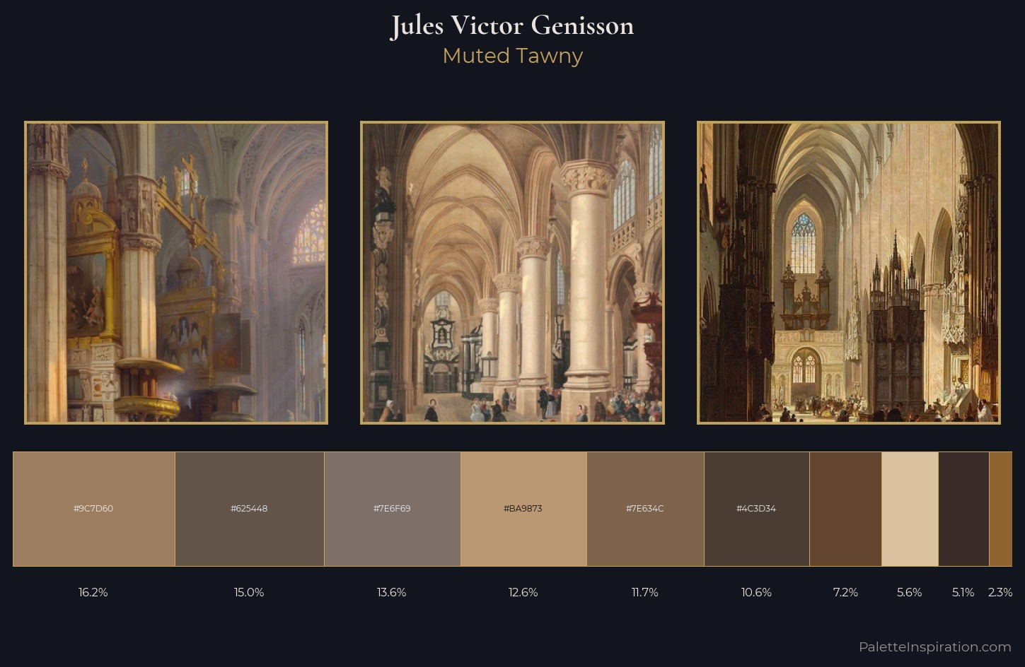 Jules Victor Genisson Palette 4 — Muted Tawny