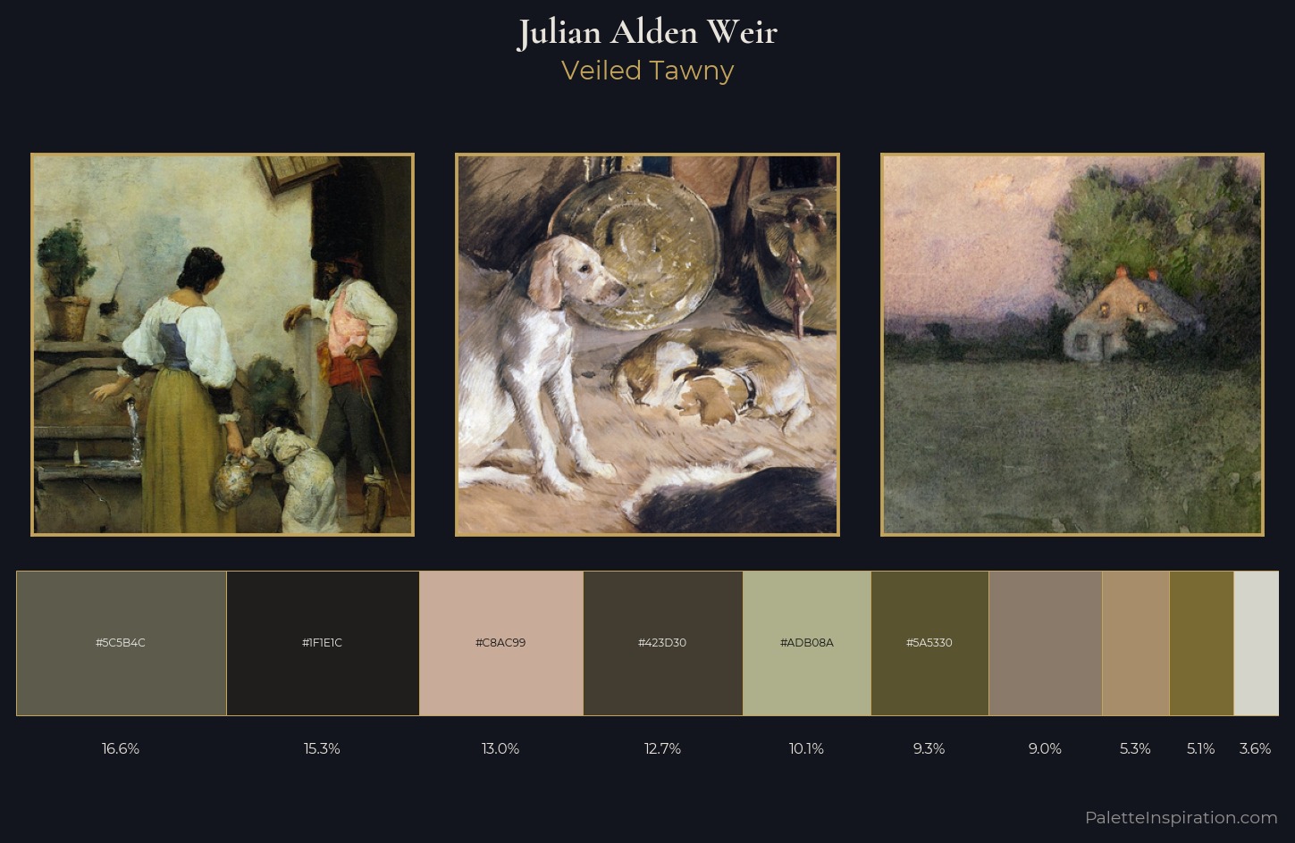 Julian Alden Weir Palette 9 — Veiled Tawny