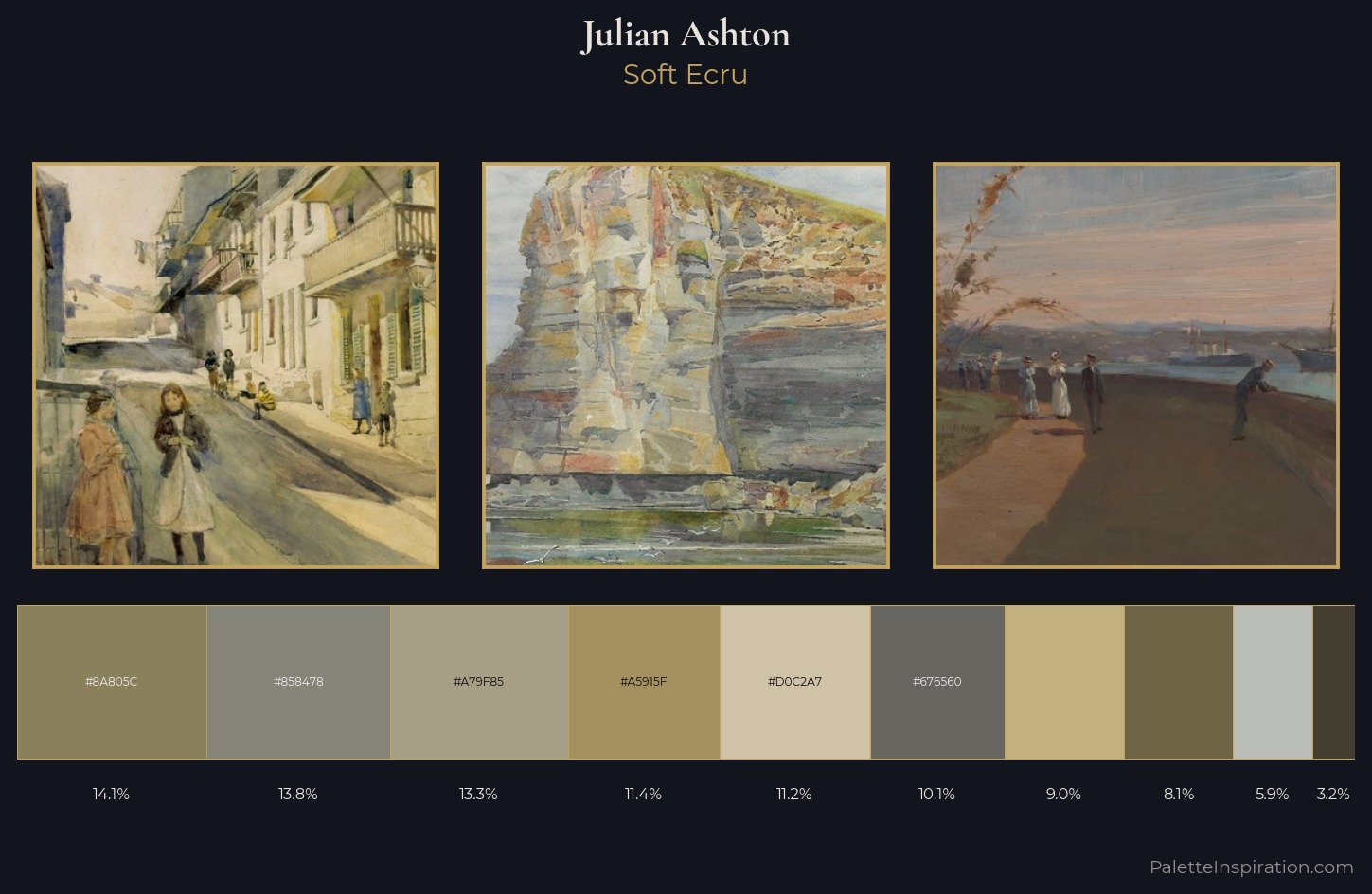 Julian Ashton Palette 3 — Soft Ecru
