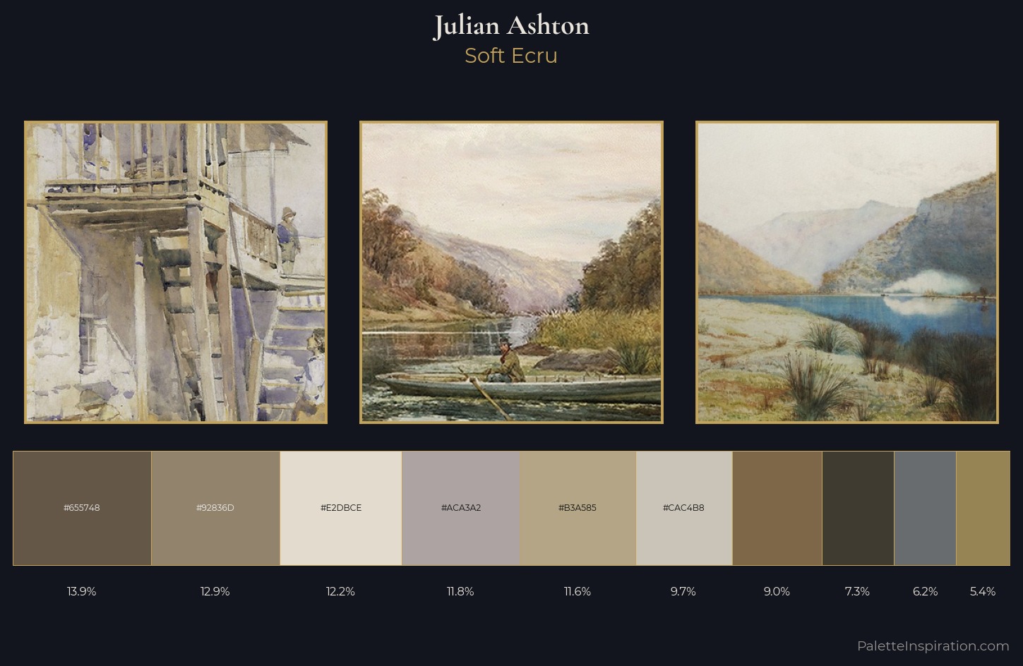 Julian Ashton Palette 4 — Soft Ecru