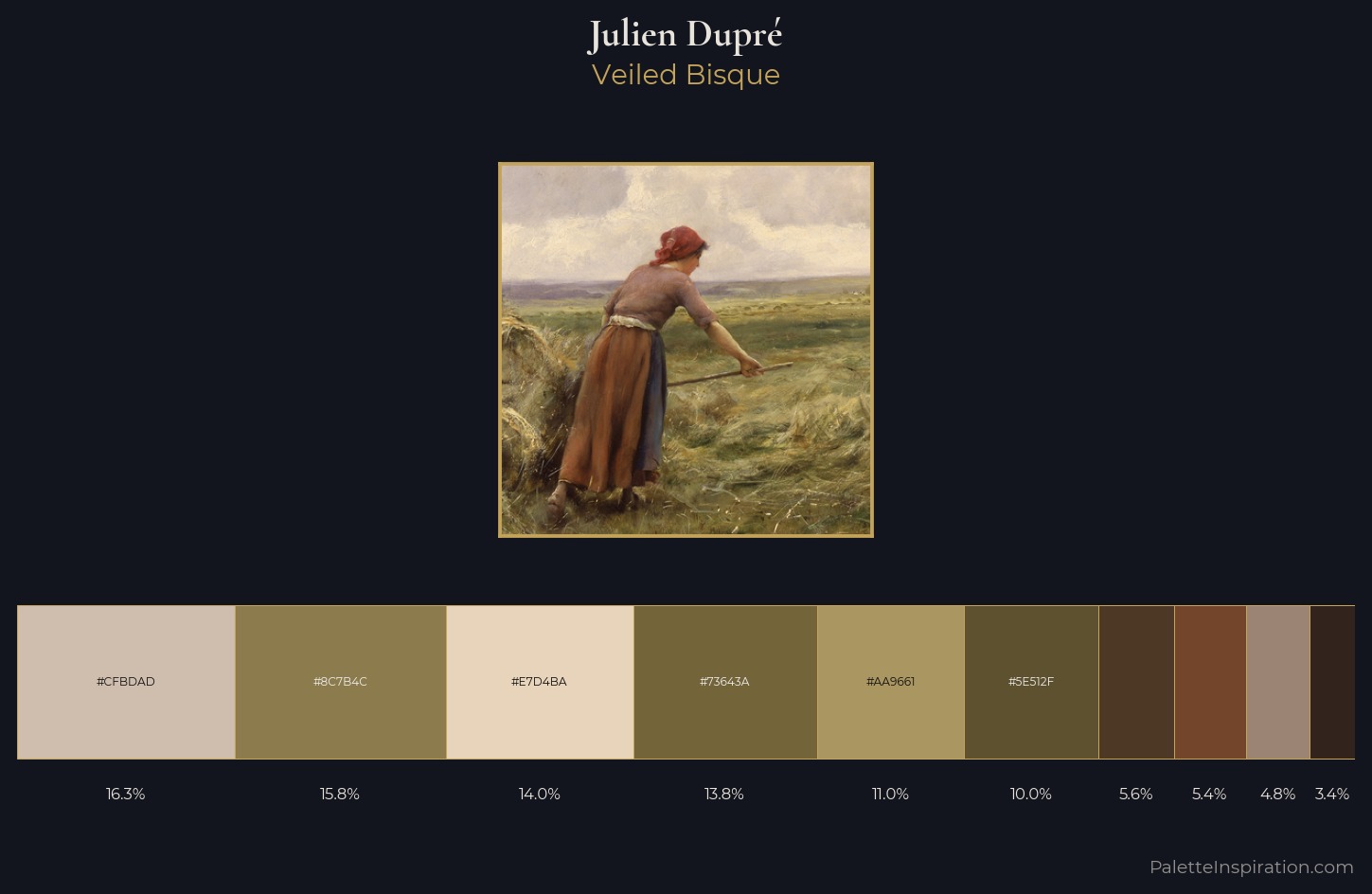 Julien Dupré Palette 2 — Veiled Bisque