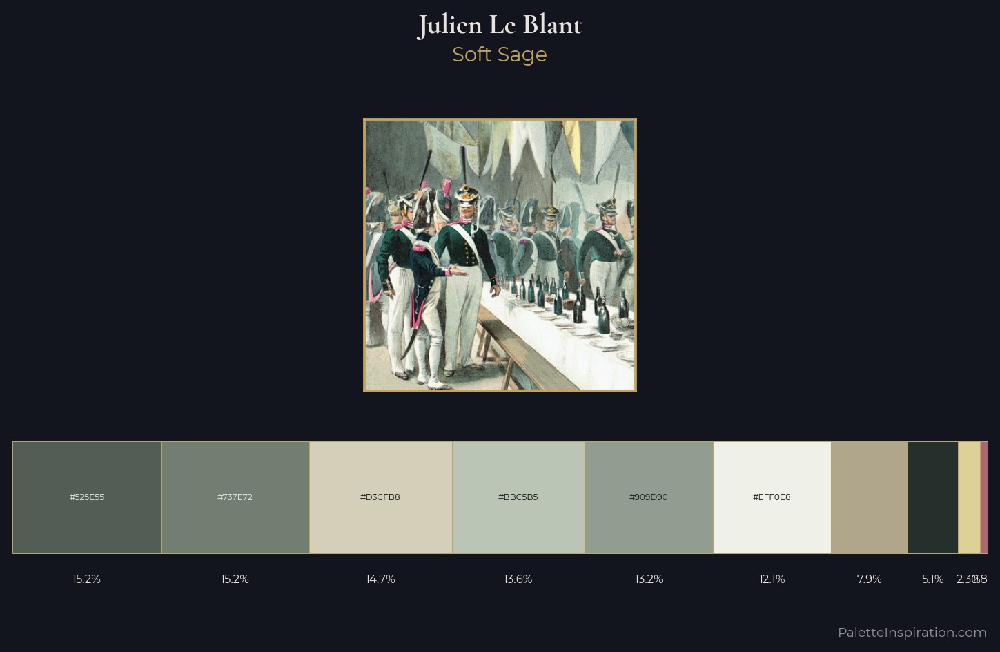 Julien Le Blant Palette 2 — Soft Sage