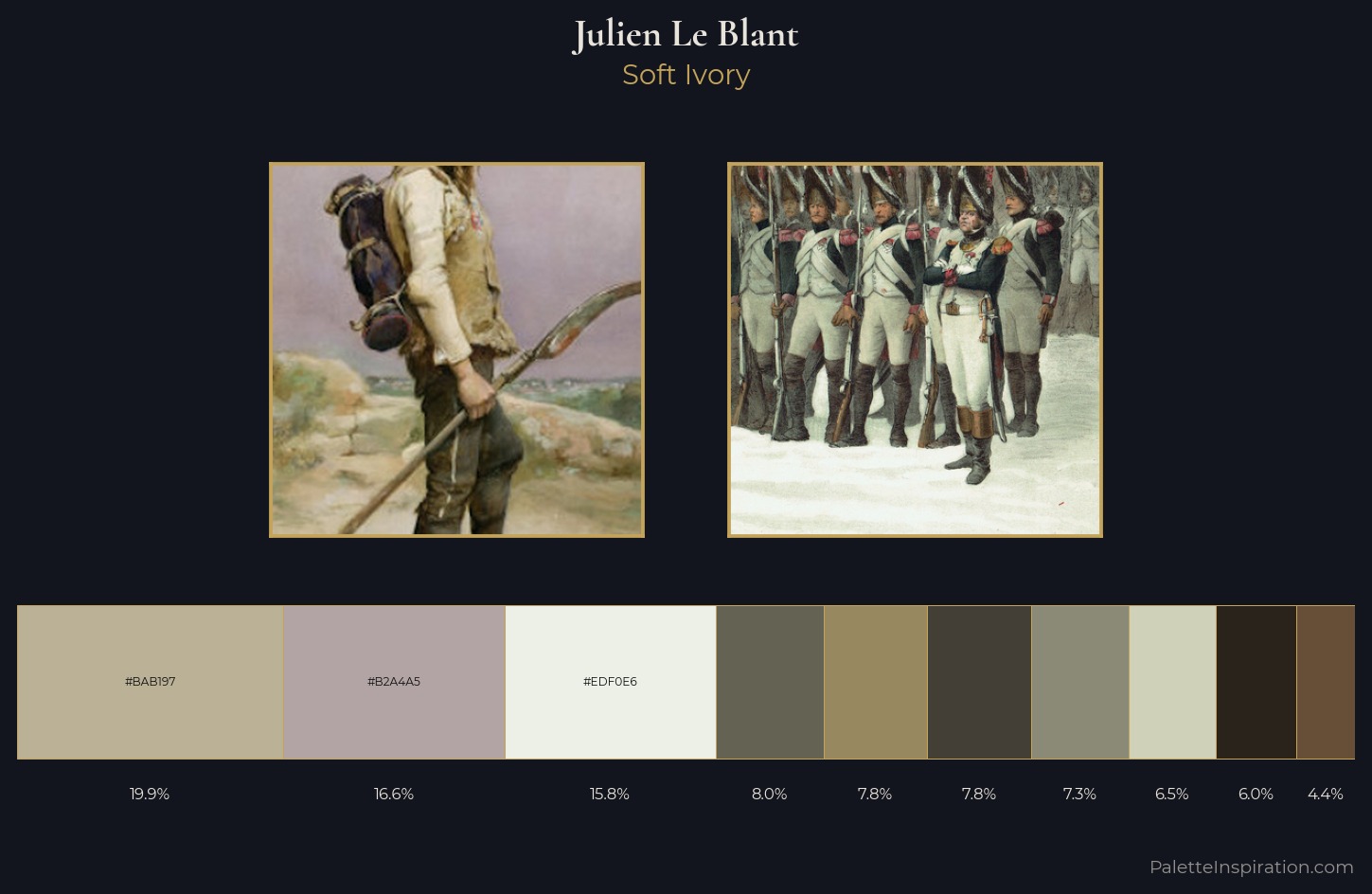 Julien Le Blant Palette 4 — Soft Ivory
