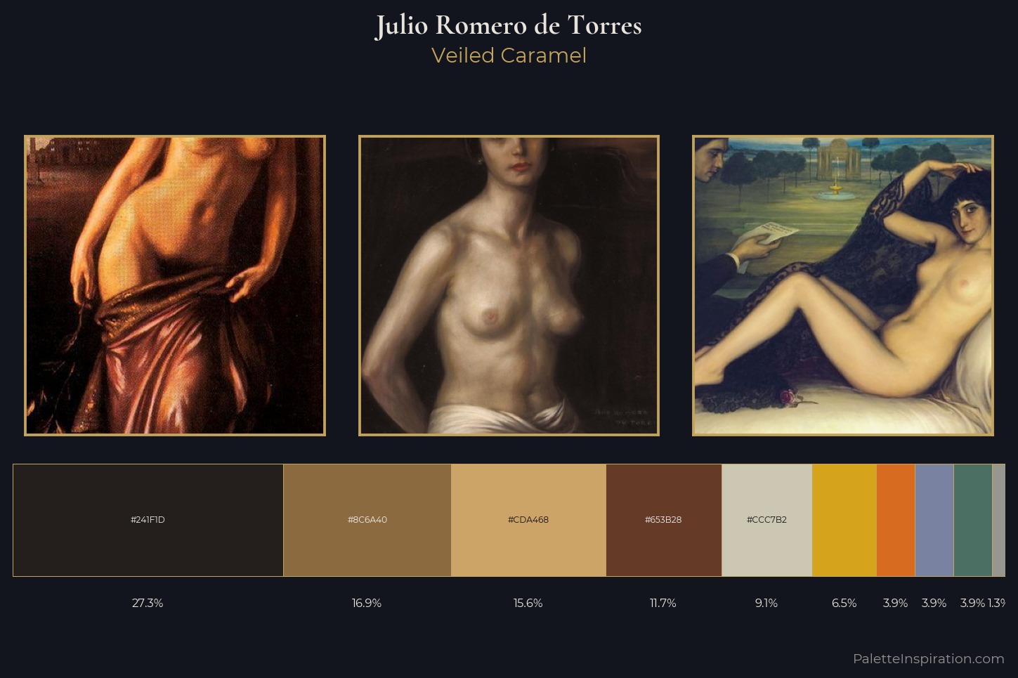 Julio Romero de Torres Master Palette — Veiled Caramel