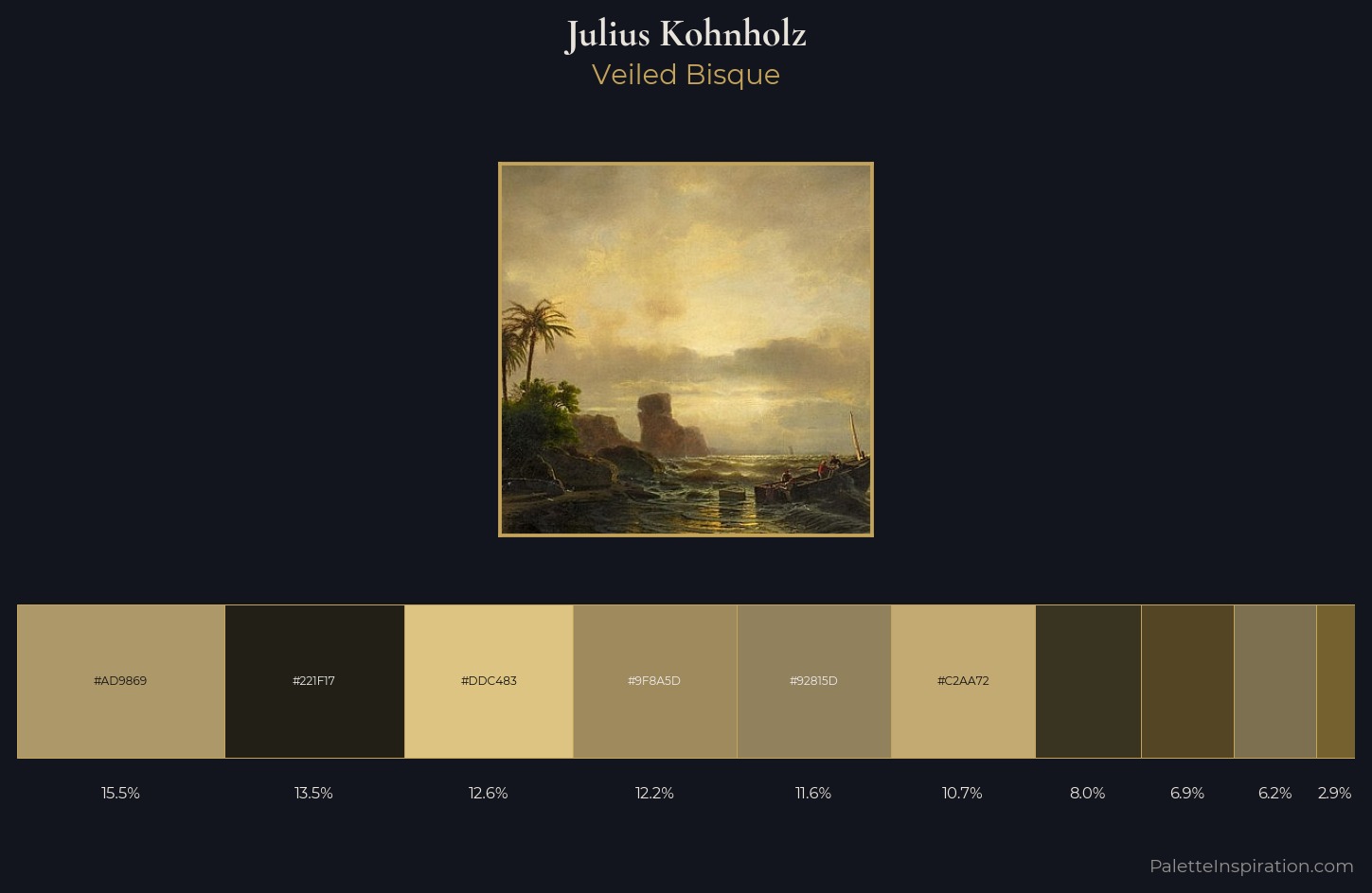 Julius Kohnholz Palette 3 — Veiled Bisque