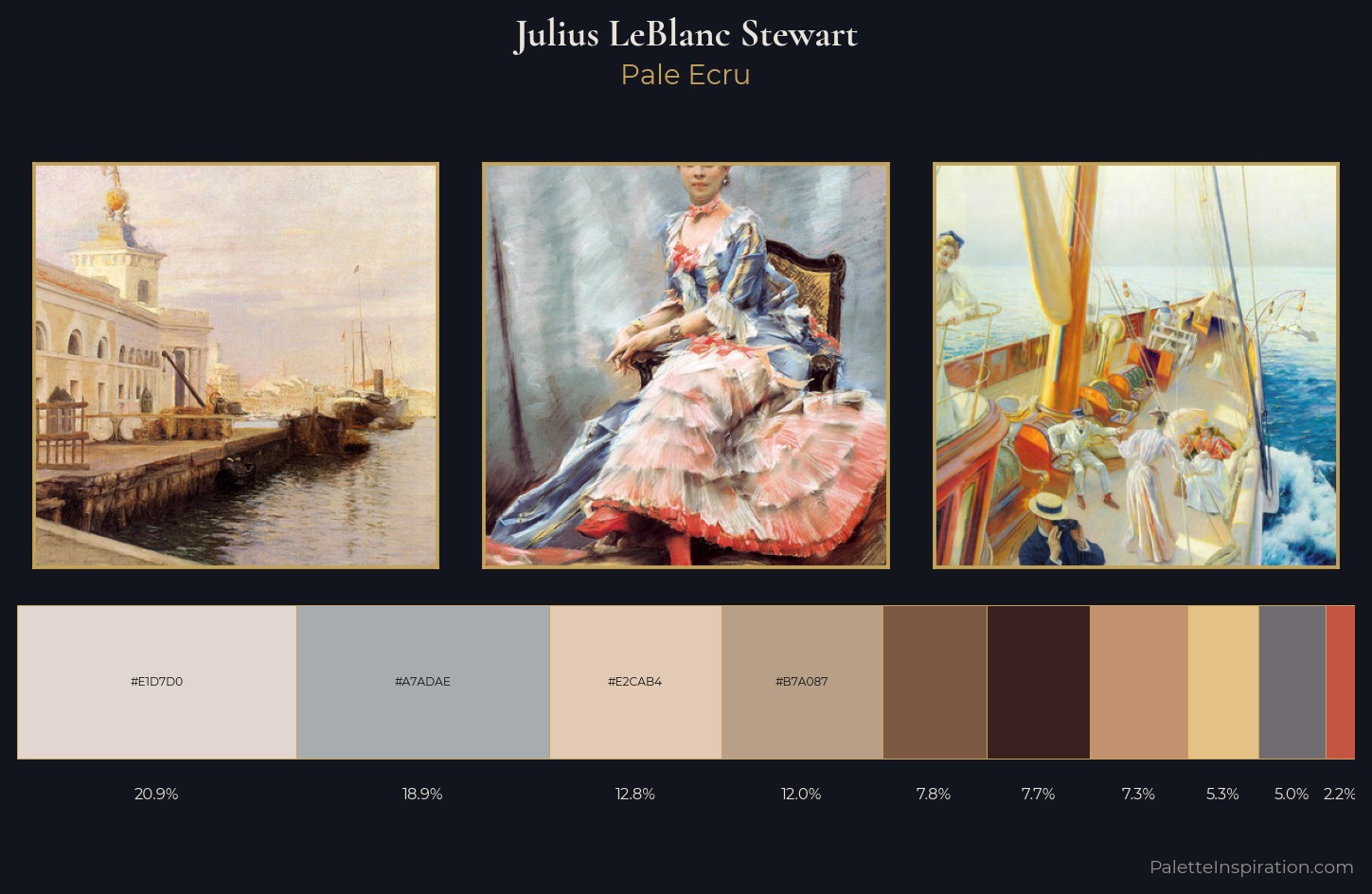 Julius LeBlanc Stewart Palette 1 — Pale Ecru