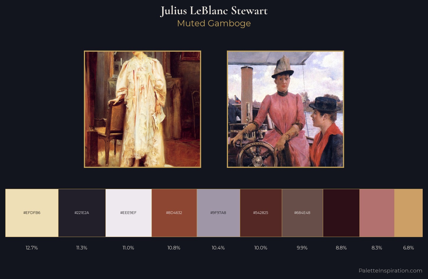 Julius LeBlanc Stewart Palette 3 — Muted Gamboge