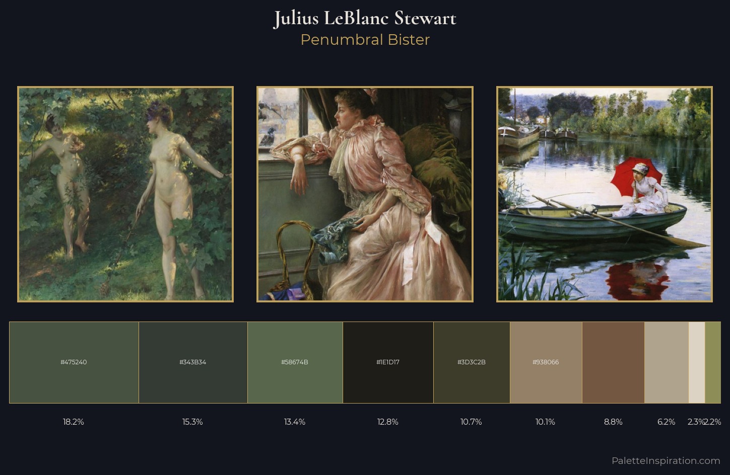 Julius LeBlanc Stewart Palette 9 — Penumbral Bister