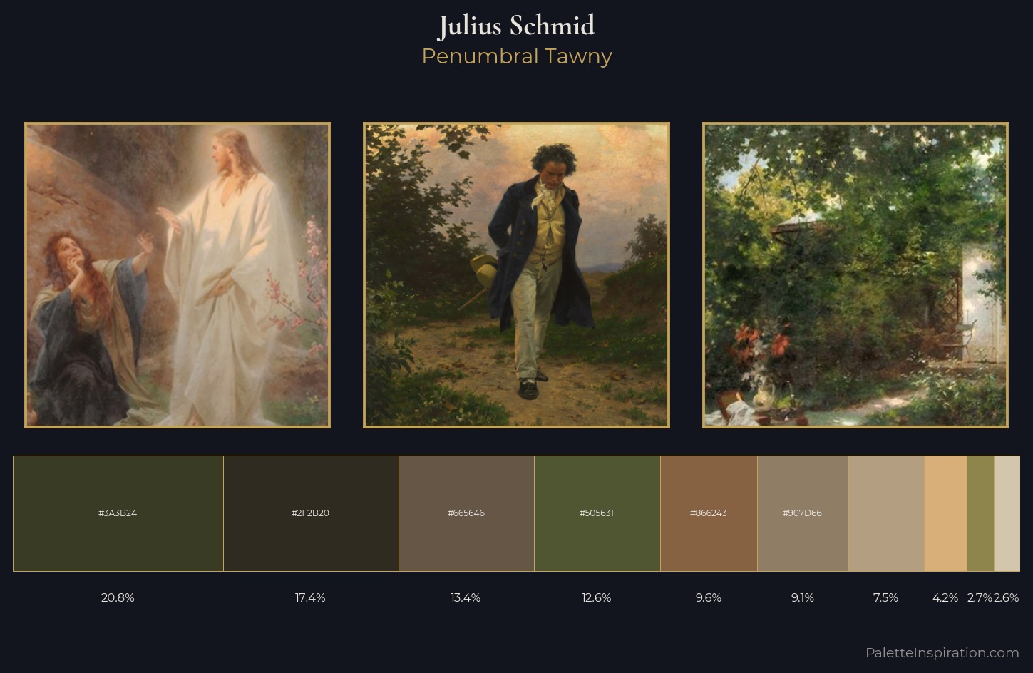 Julius Schmid Palette 2 — Penumbral Tawny