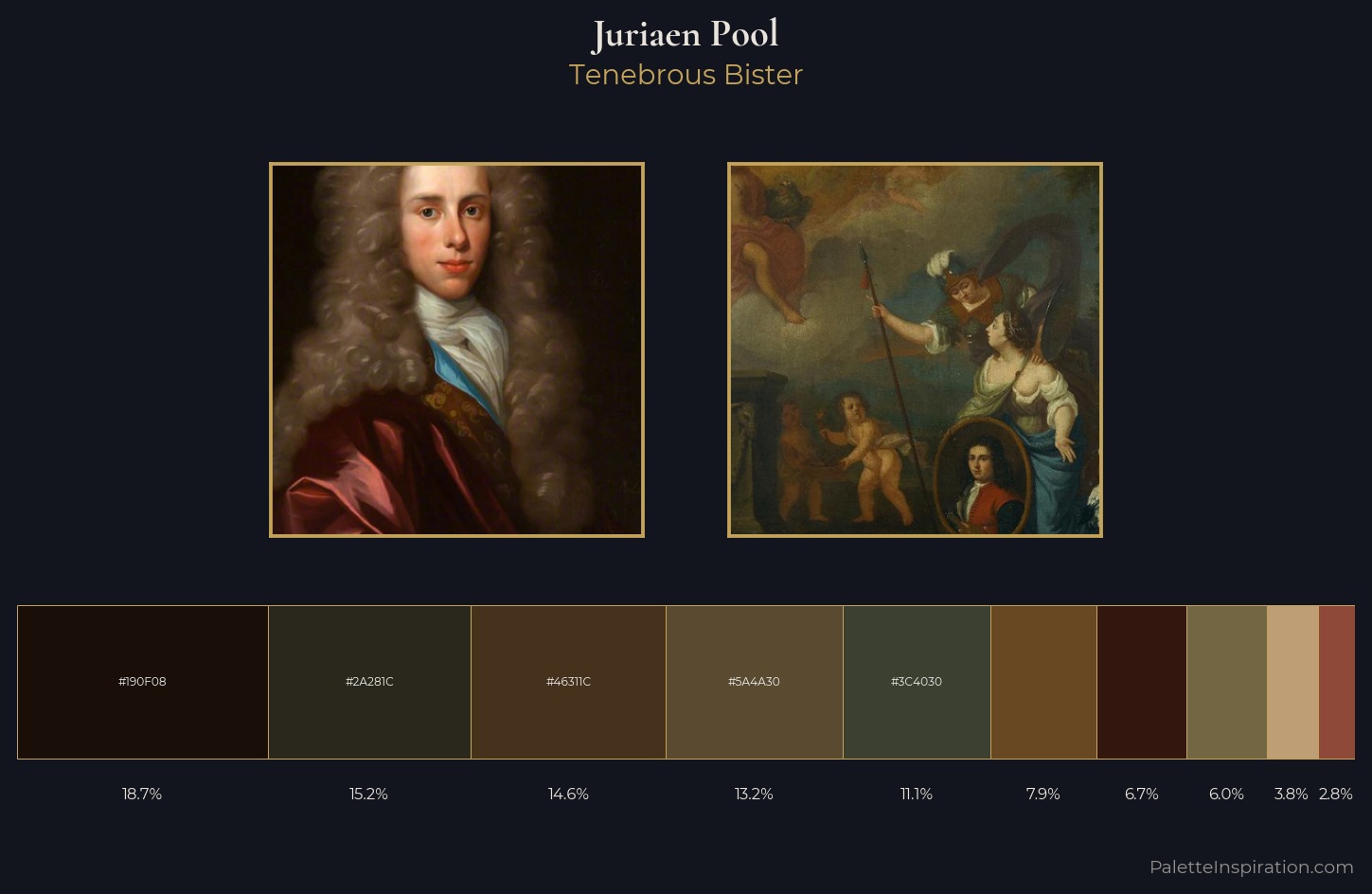 Juriaen Pool Palette 1 — Tenebrous Bister