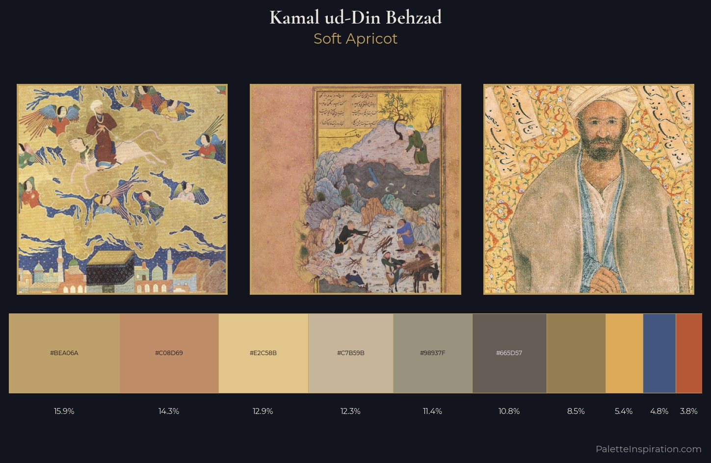 Kamal ud-Din Behzad Palette 1 — Soft Apricot