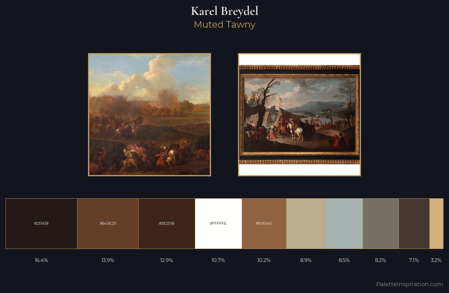 Karel Breydel Palette 3 — Muted Tawny