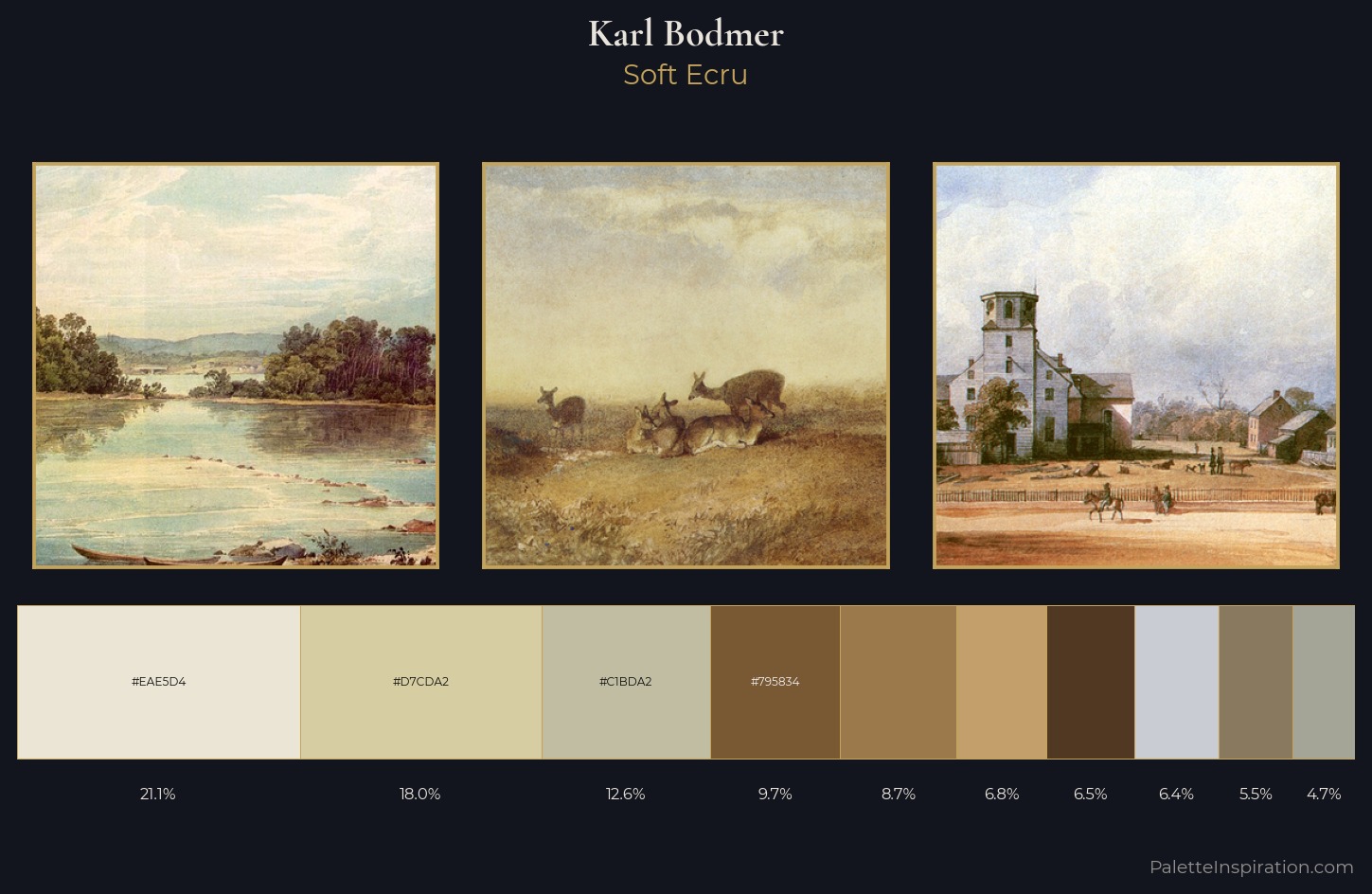 Karl Bodmer Palette 2 — Soft Ecru