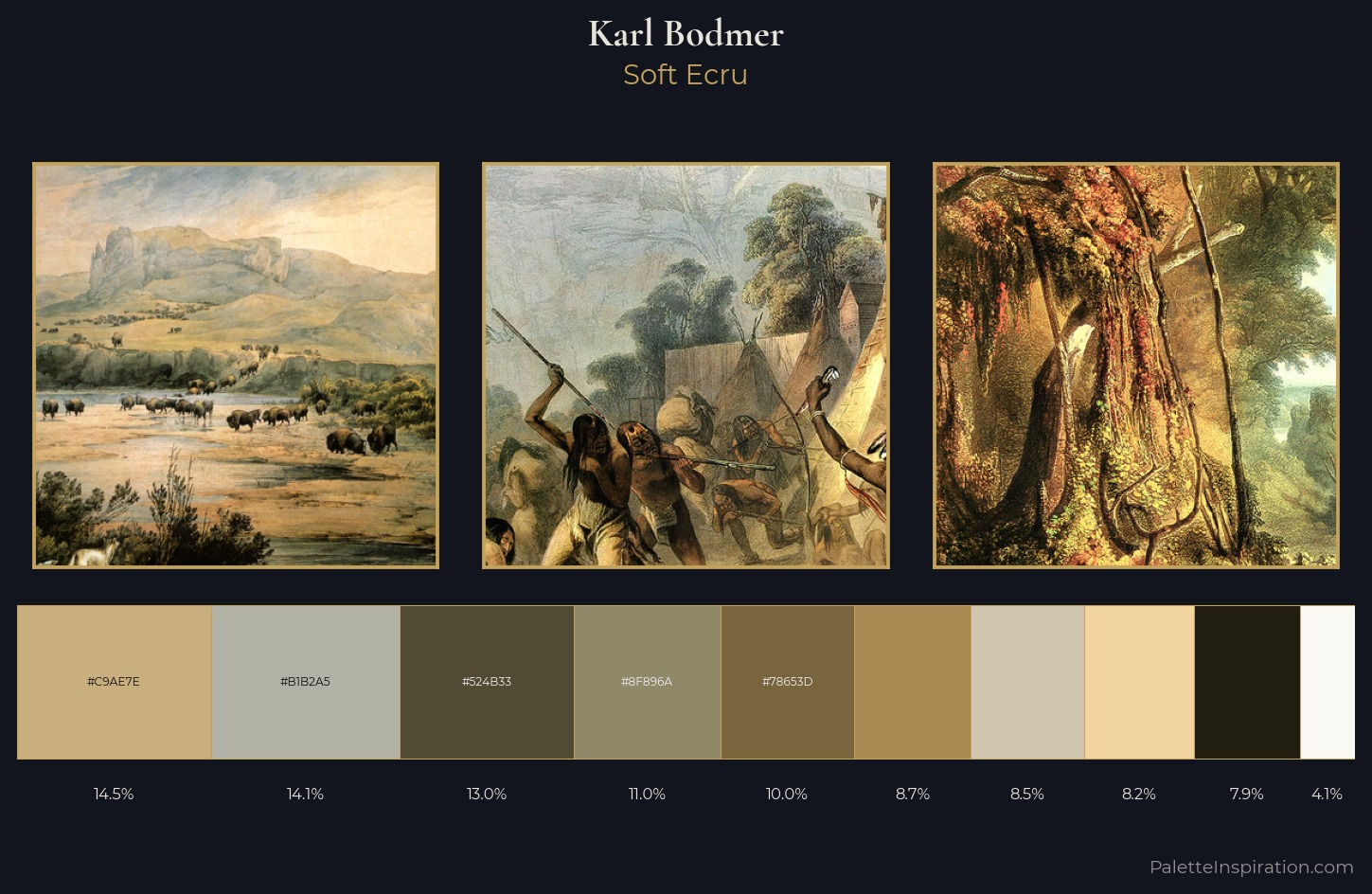 Karl Bodmer Palette 4 — Soft Ecru