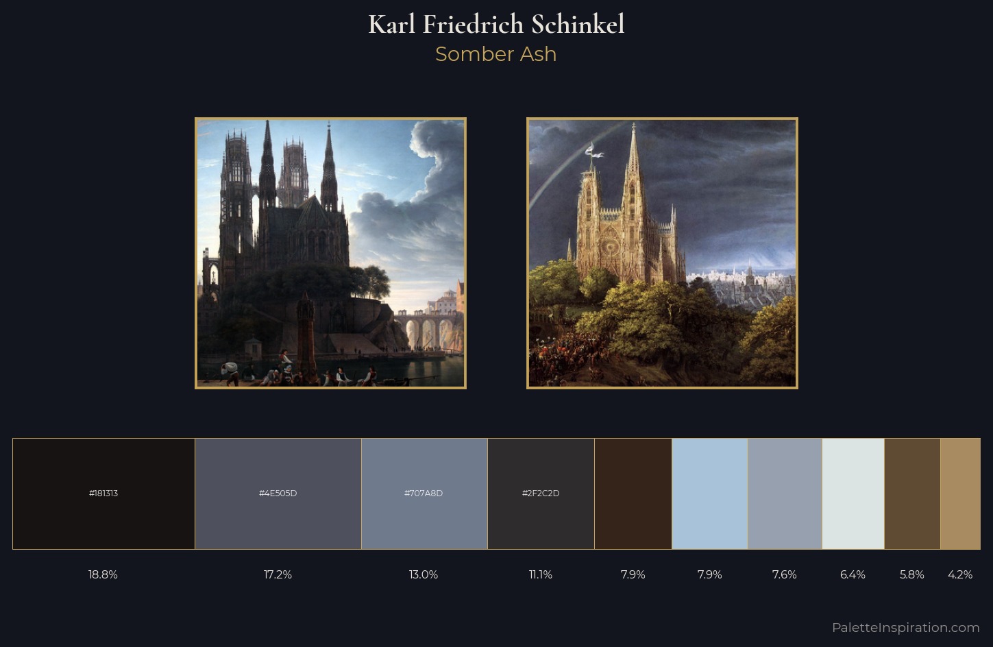 Karl Friedrich Schinkel Palette 4 — Somber Ash