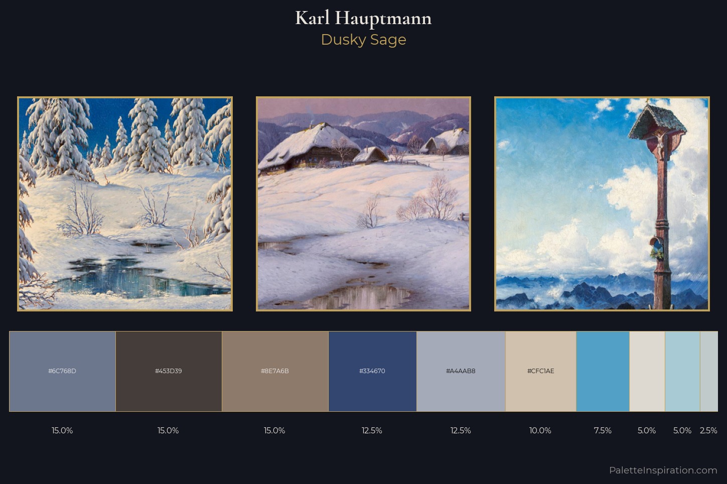 Karl Hauptmann Master Palette — Dusky Sage
