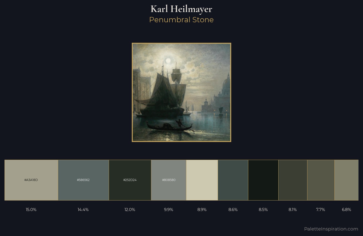 Karl Heilmayer Palette 3 — Penumbral Stone