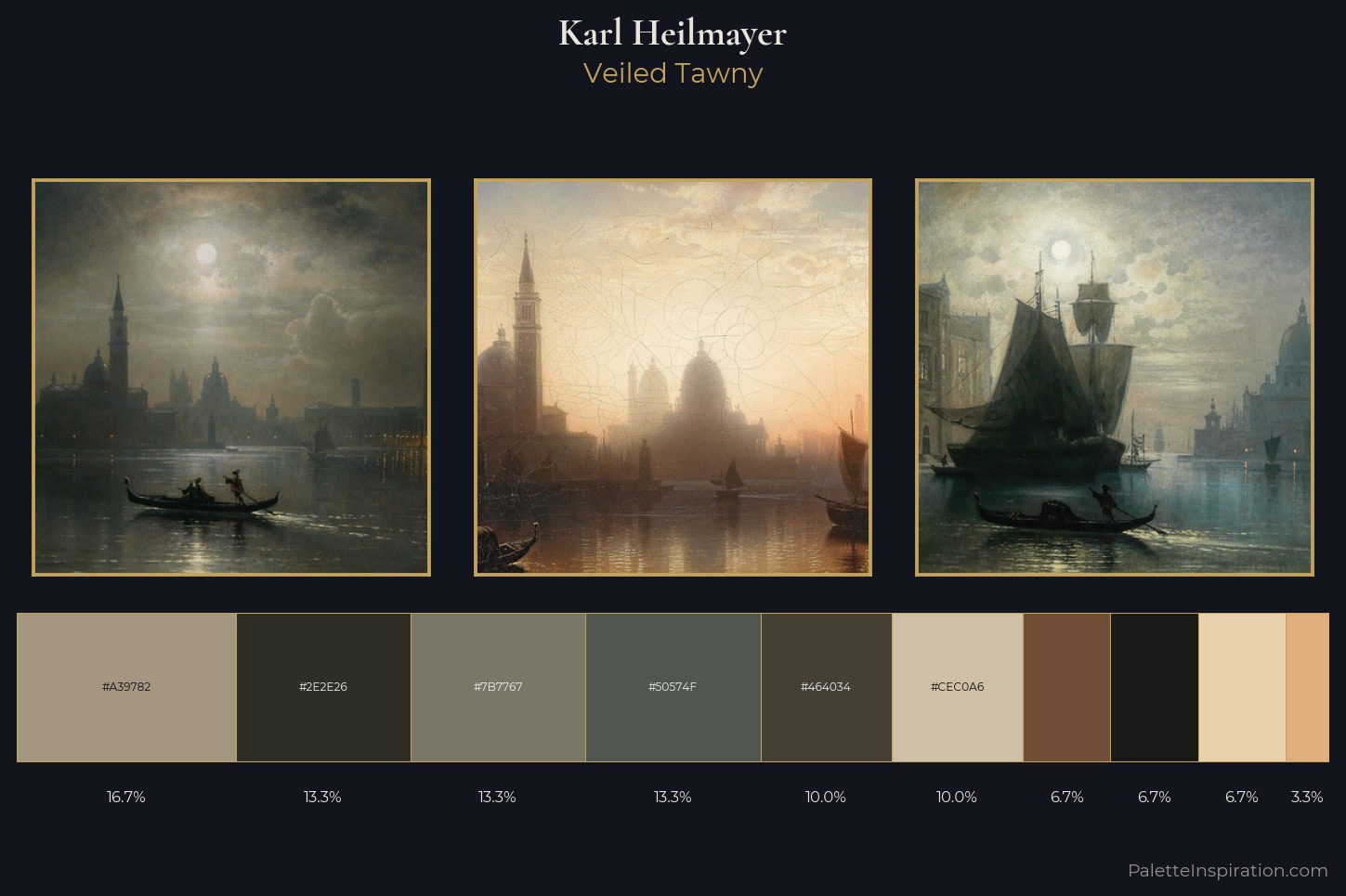 Karl Heilmayer Master Palette — Veiled Tawny