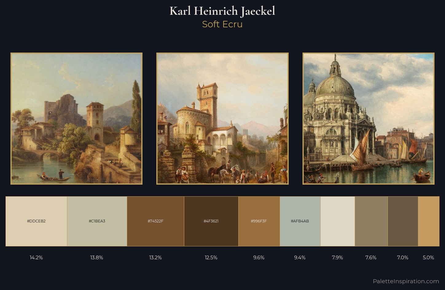 Karl Heinrich Jaeckel Palette 1 — Soft Ecru